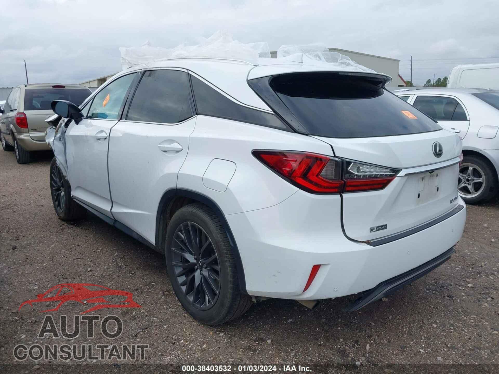 LEXUS RX 350 2017 - 2T2ZZMCA9HC054046
