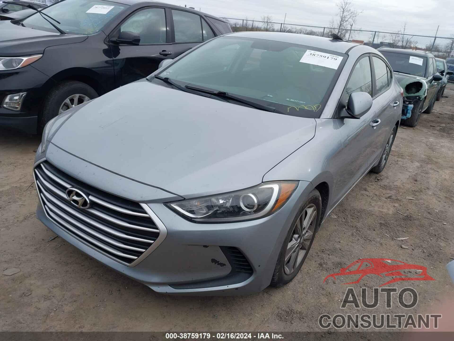 HYUNDAI ELANTRA 2017 - 5NPD84LF6HH130980