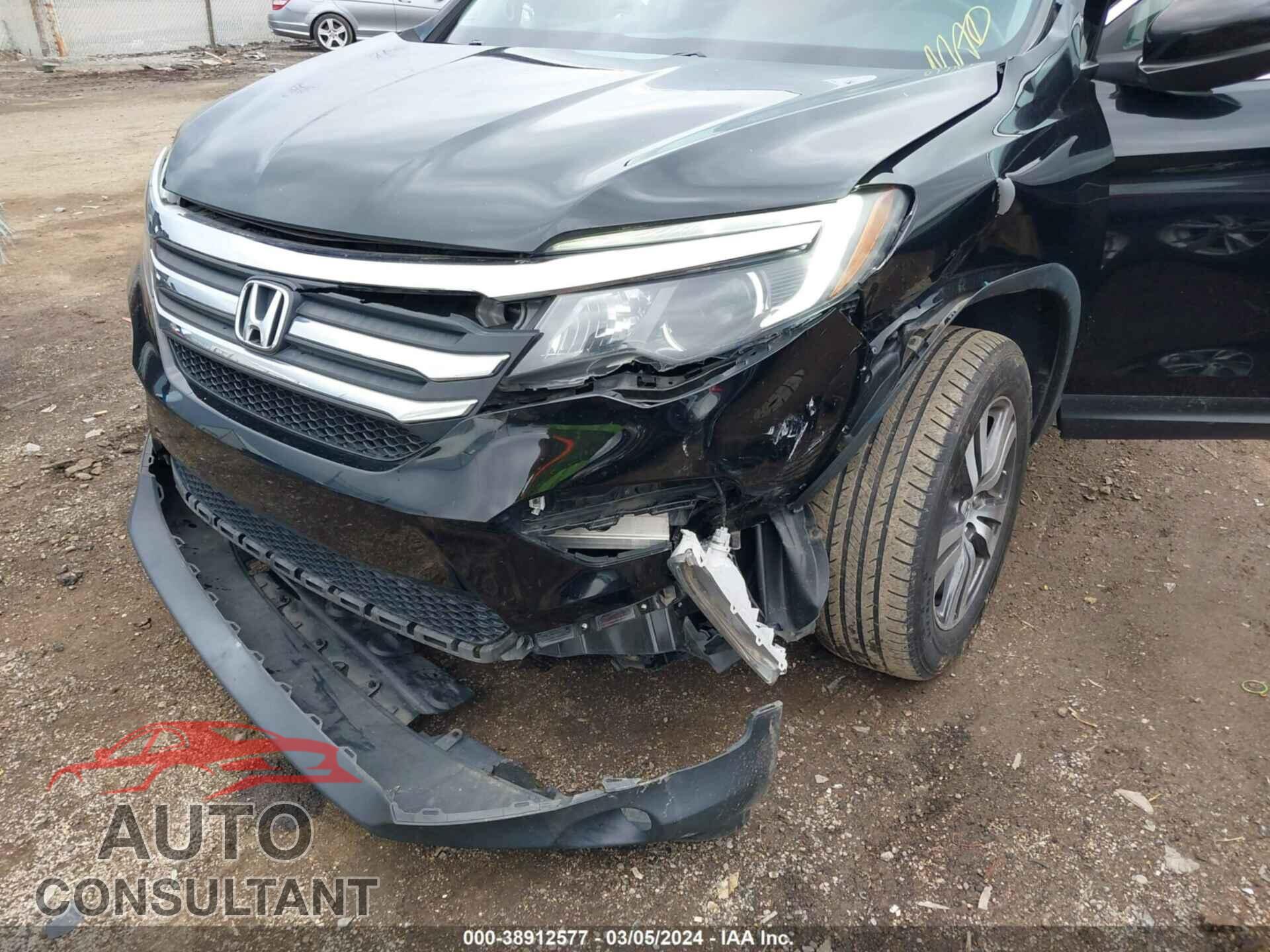 HONDA PILOT 2017 - 5FNYF6H70HB102756