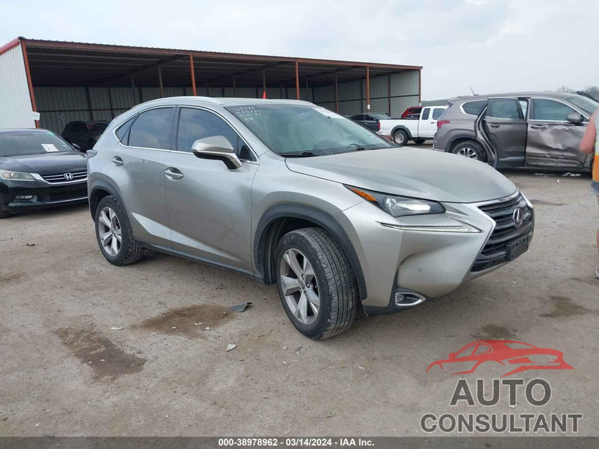 LEXUS NX 200T 2017 - JTJYARBZ3H2053661