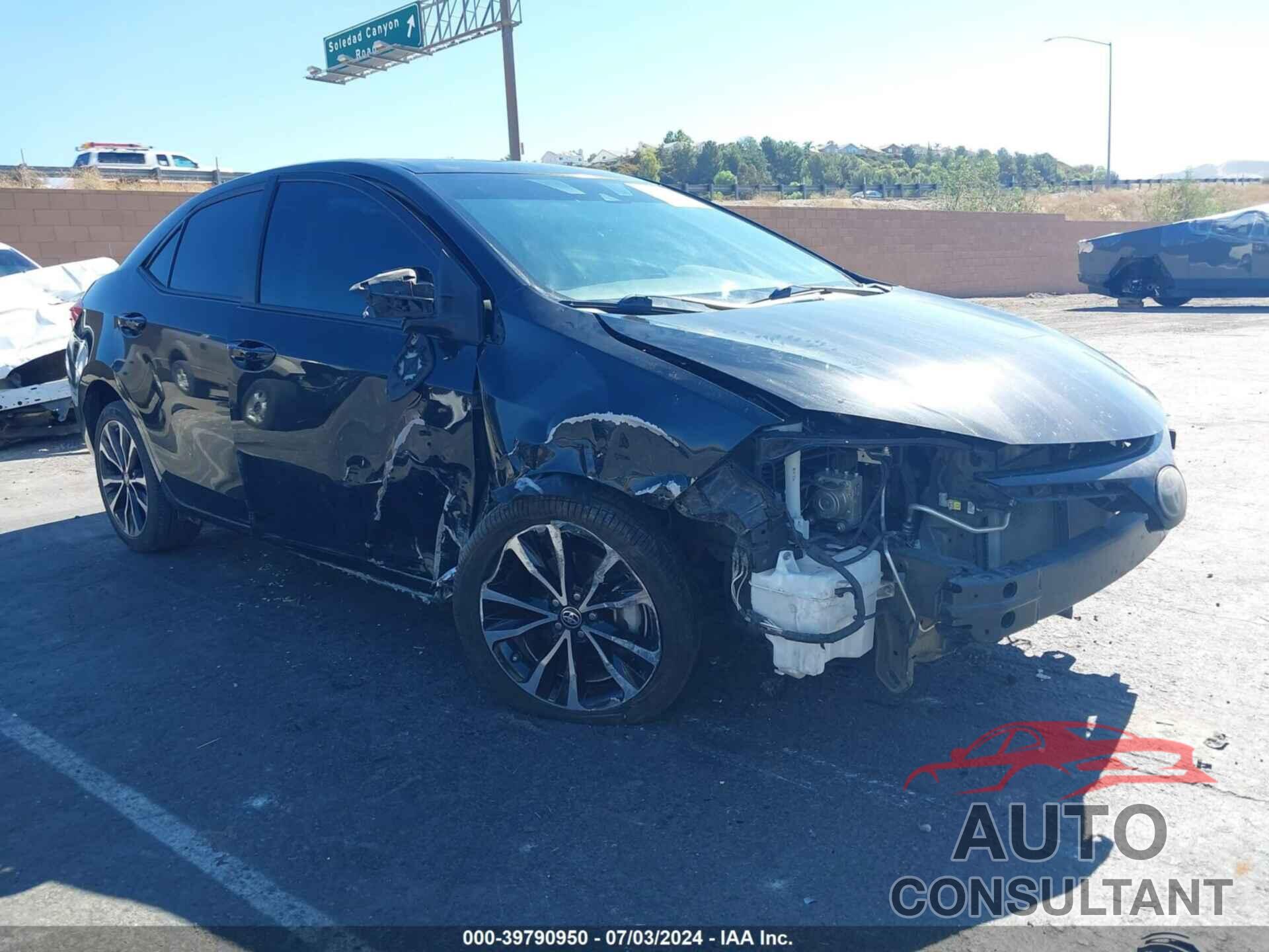 TOYOTA COROLLA 2018 - 5YFBURHE7JP760788
