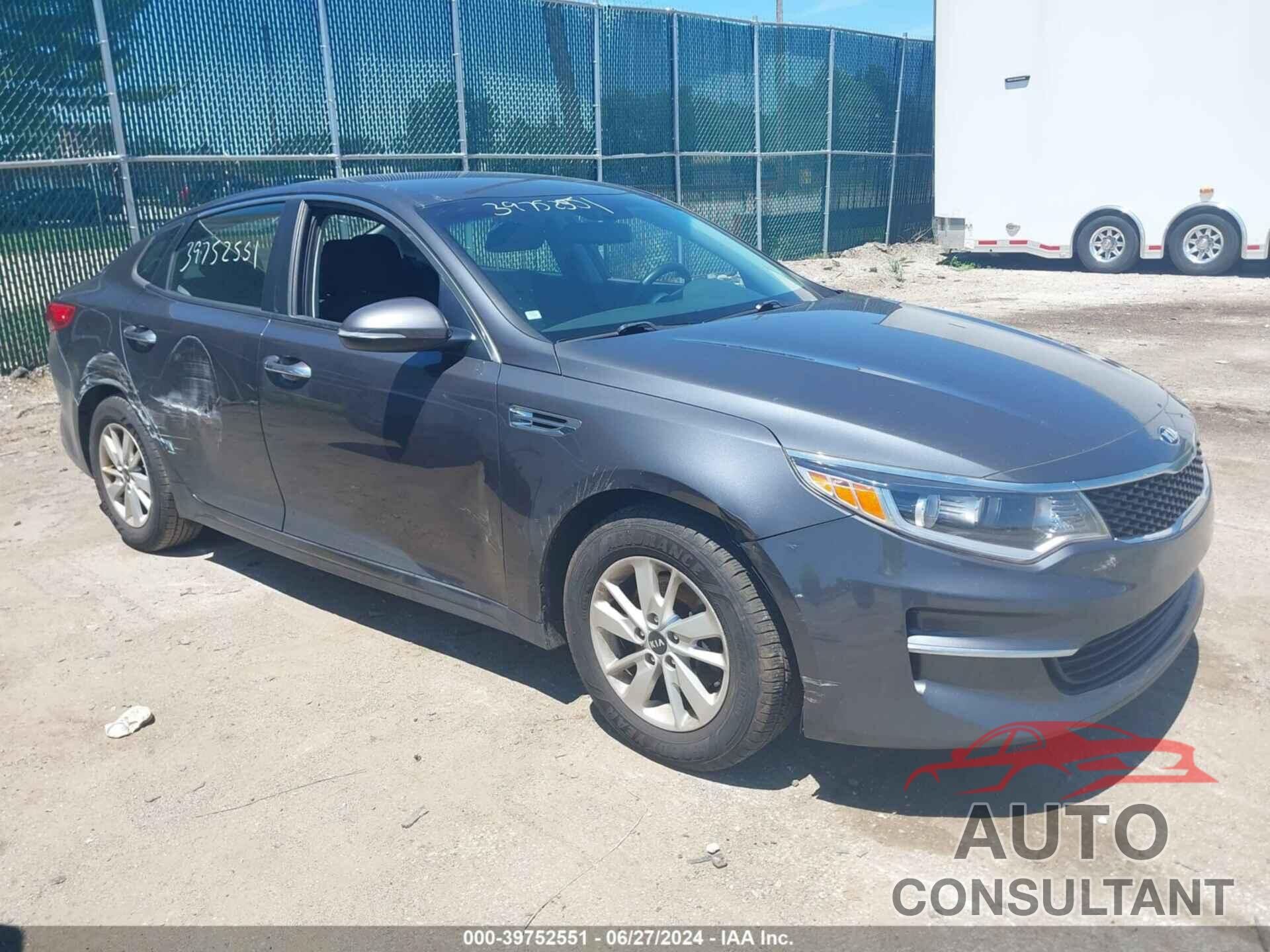 KIA OPTIMA 2016 - KNAGT4L35G5107672