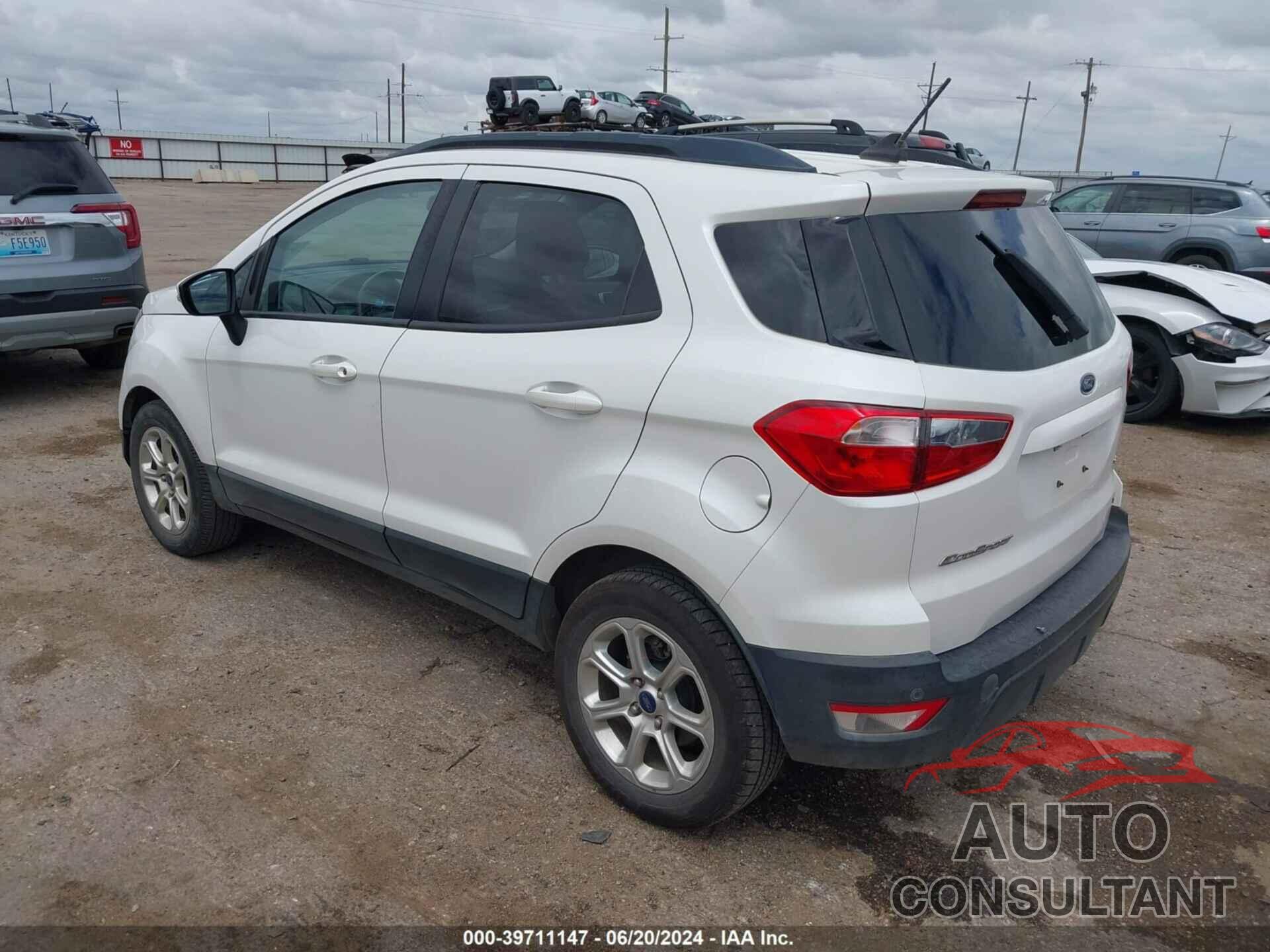 FORD ECOSPORT 2019 - MAJ3S2GE9KC267326