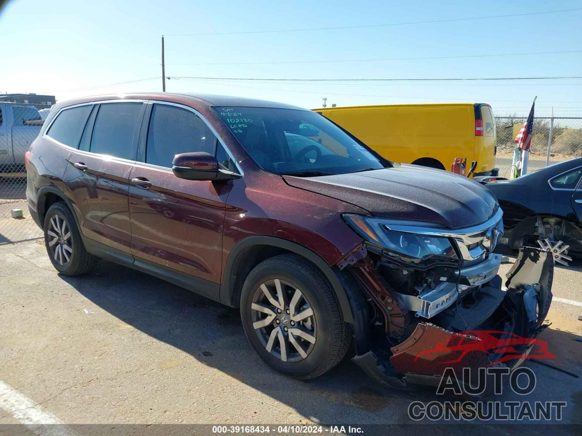 HONDA PILOT 2021 - 5FNYF5H55MB037891