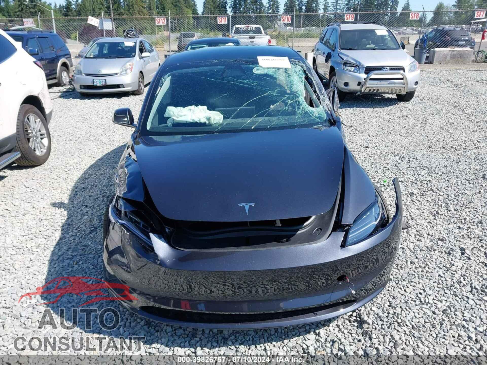 TESLA MODEL 3 2024 - 5YJ3E1EB9RF810076