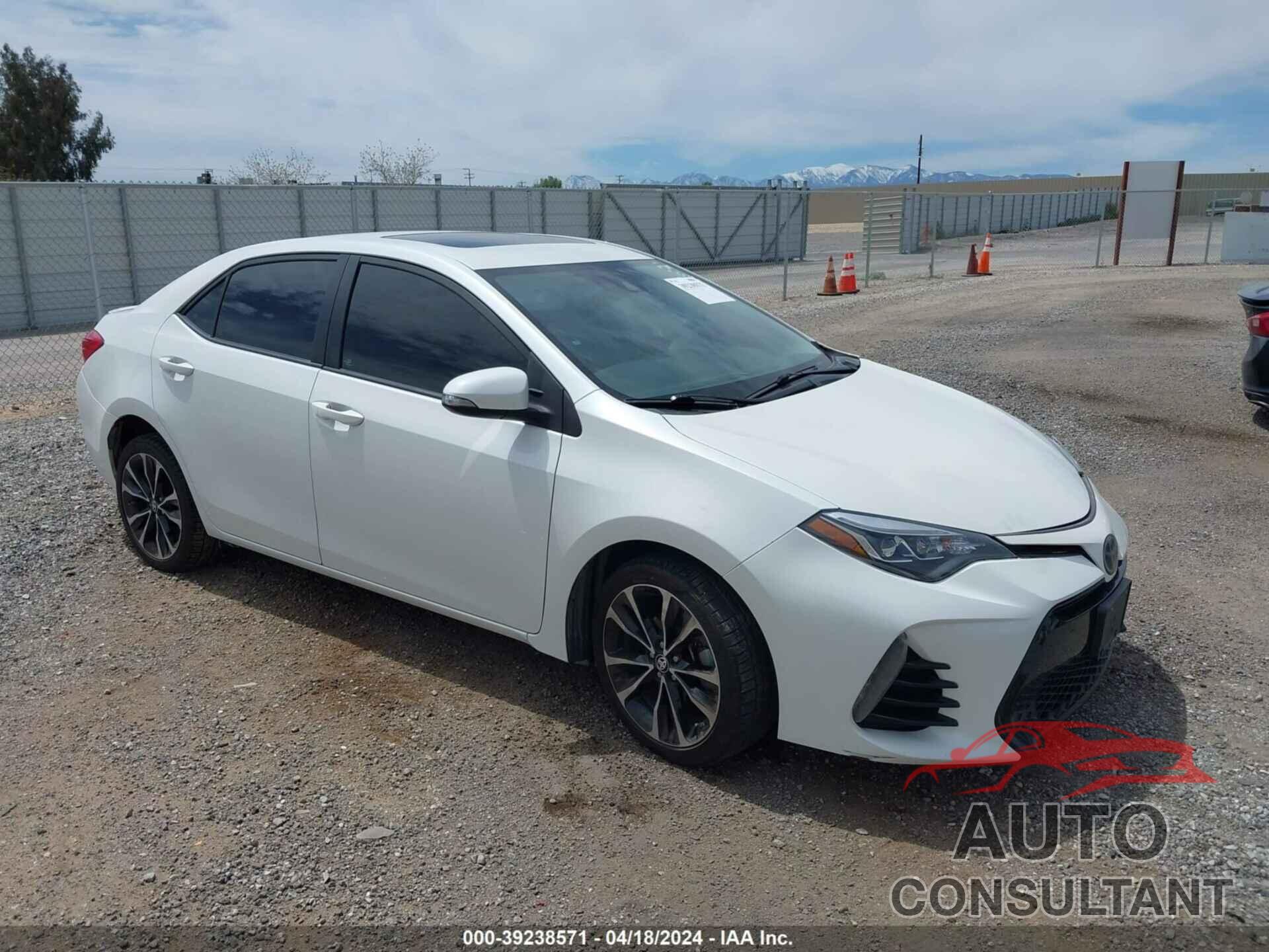 TOYOTA COROLLA 2017 - 5YFBURHE8HP606262