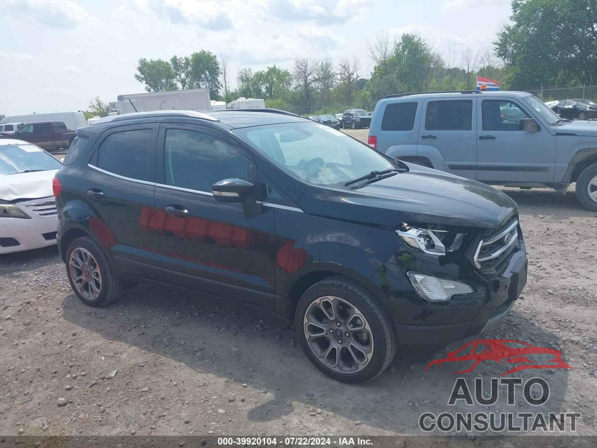 FORD ECOSPORT 2018 - MAJ3P1VE9JC217801