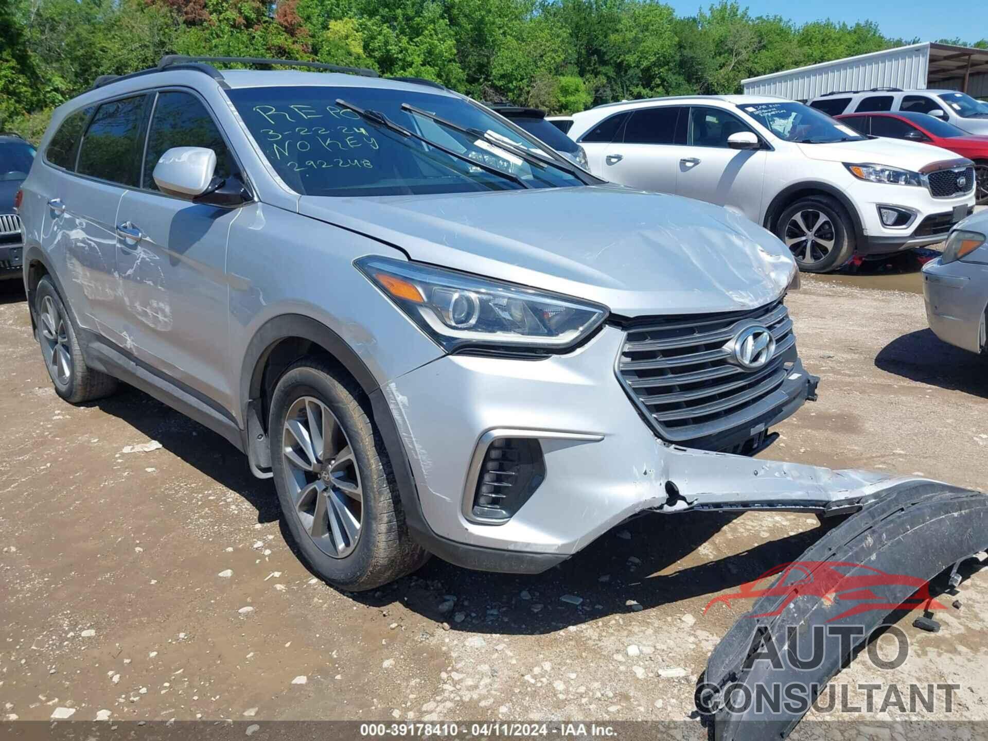 HYUNDAI SANTA FE 2018 - KM8SM4HF9JU292248