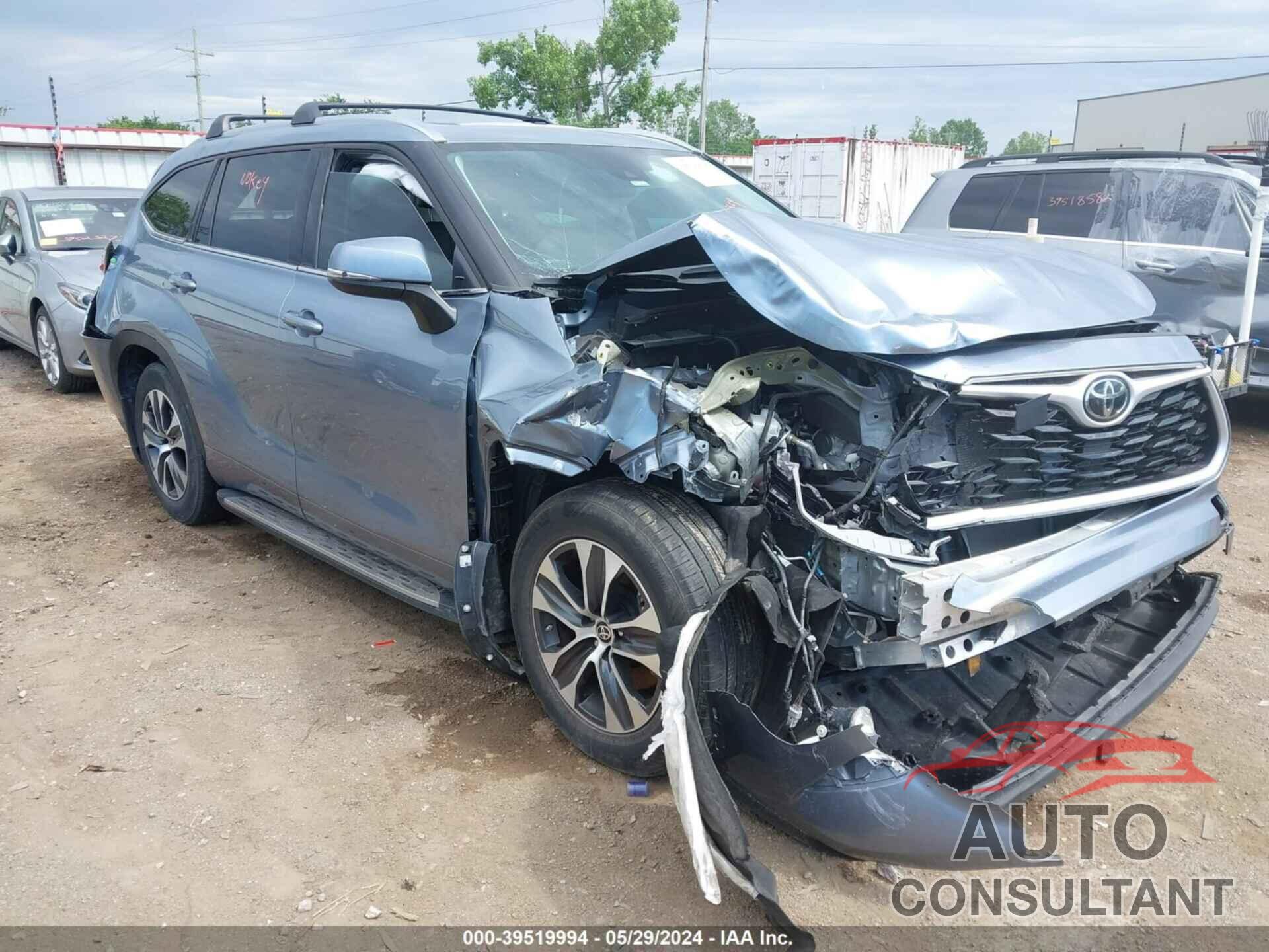 TOYOTA HIGHLANDER 2021 - 5TDGZRAH7MS083913