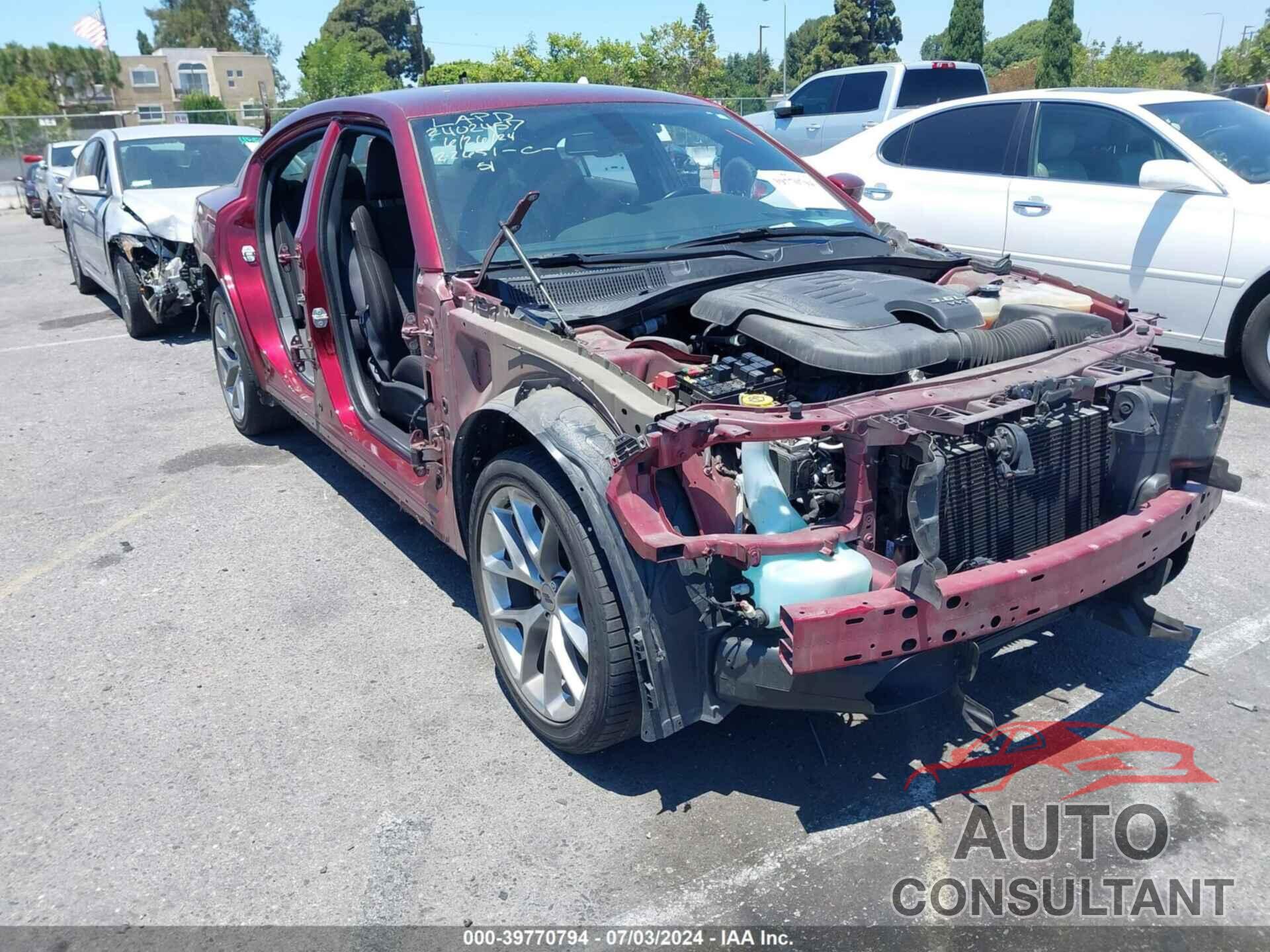 DODGE CHARGER 2020 - 2C3CDXHG8LH205260
