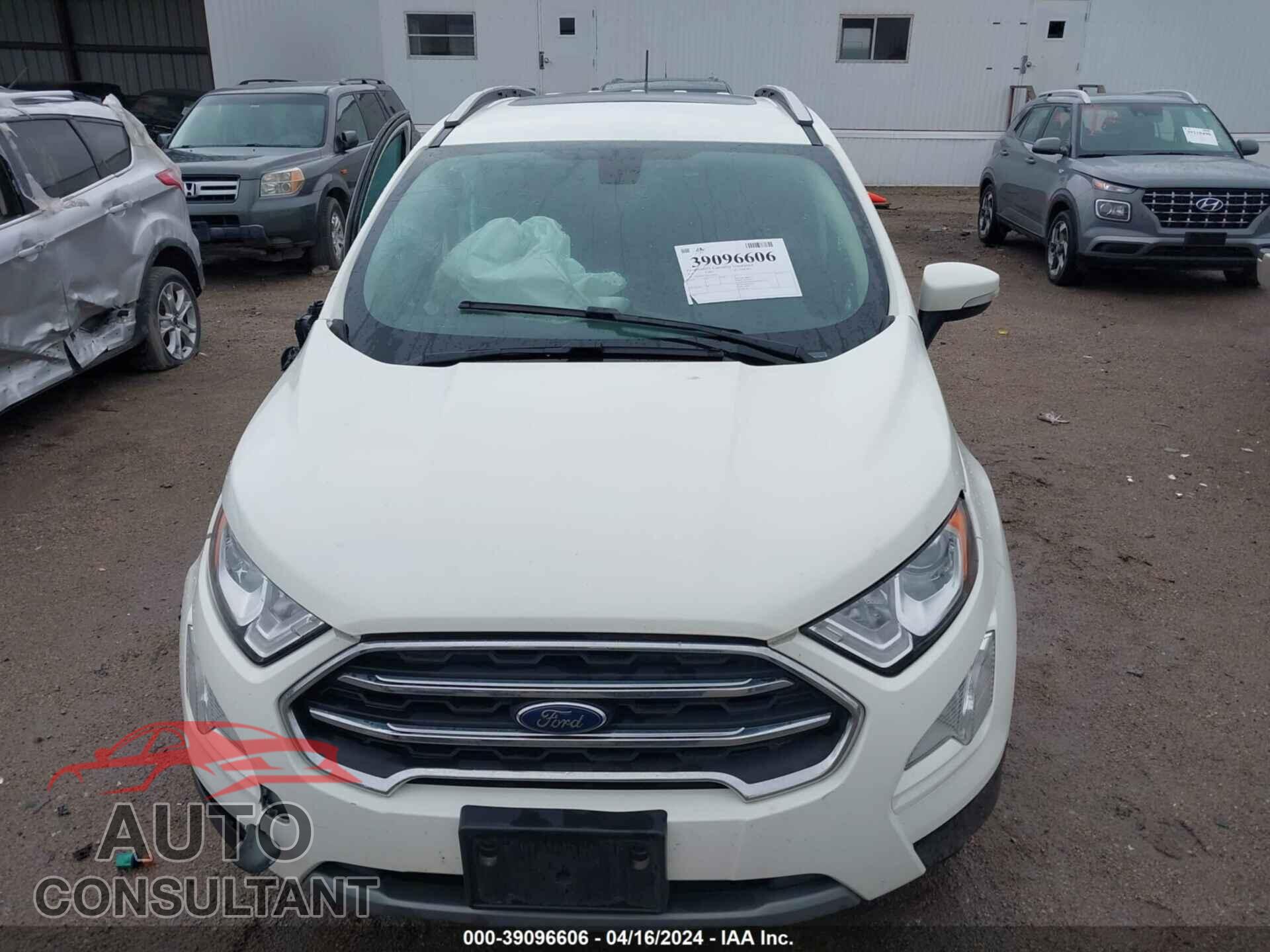 FORD ECOSPORT 2020 - MAJ6S3KL6LC350433