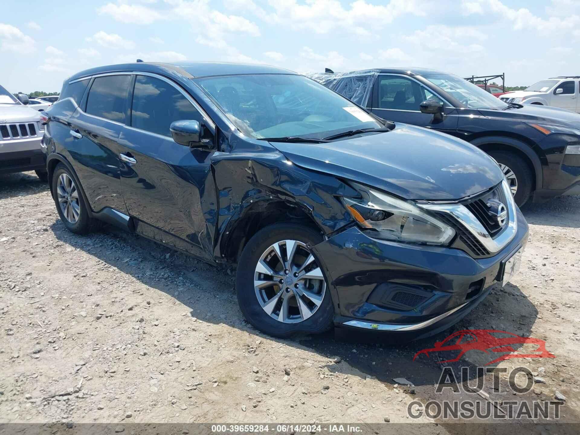 NISSAN MURANO 2018 - 5N1AZ2MG7JN110010