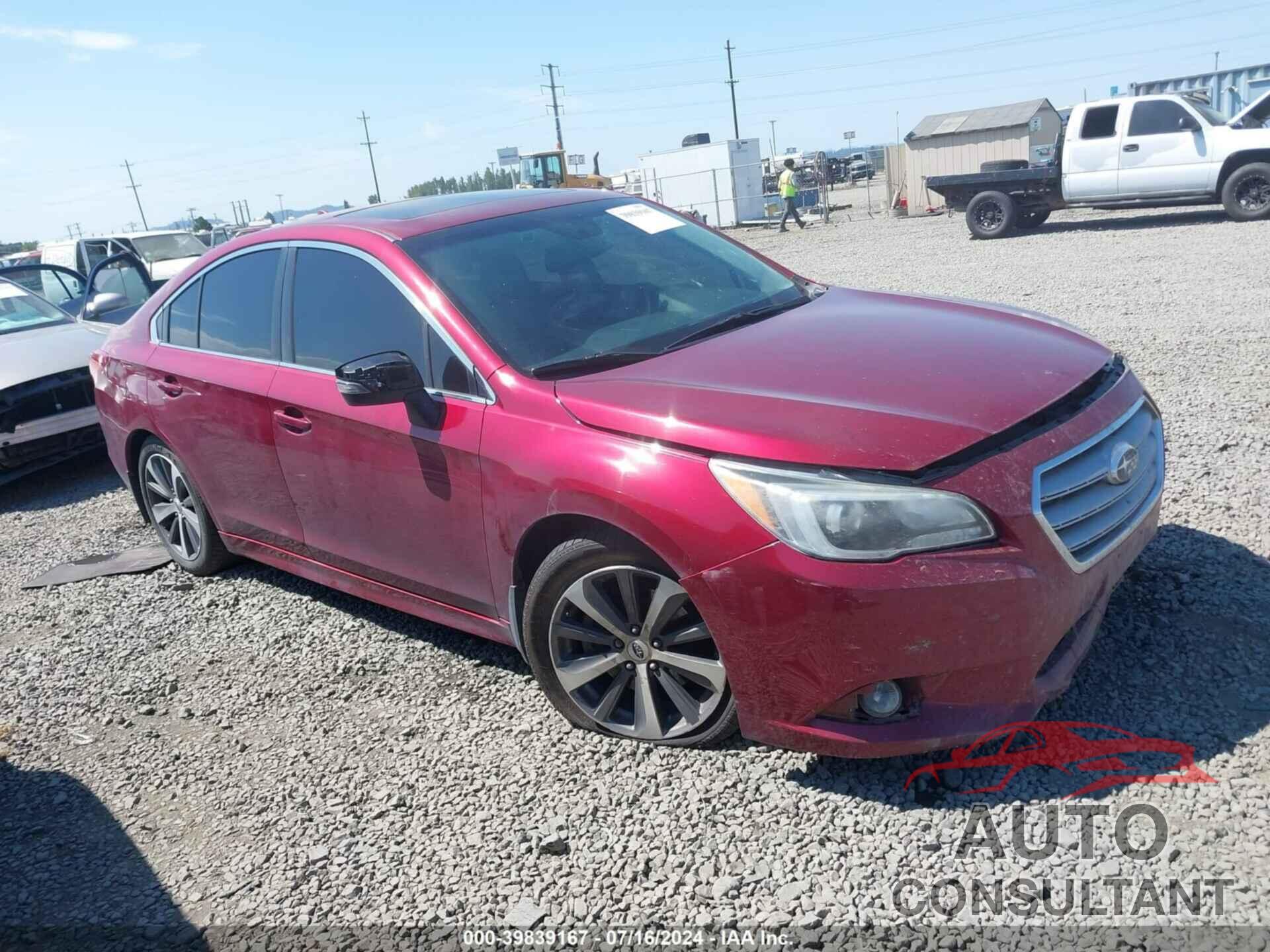 SUBARU LEGACY 2016 - 4S3BNEN6XG3017398