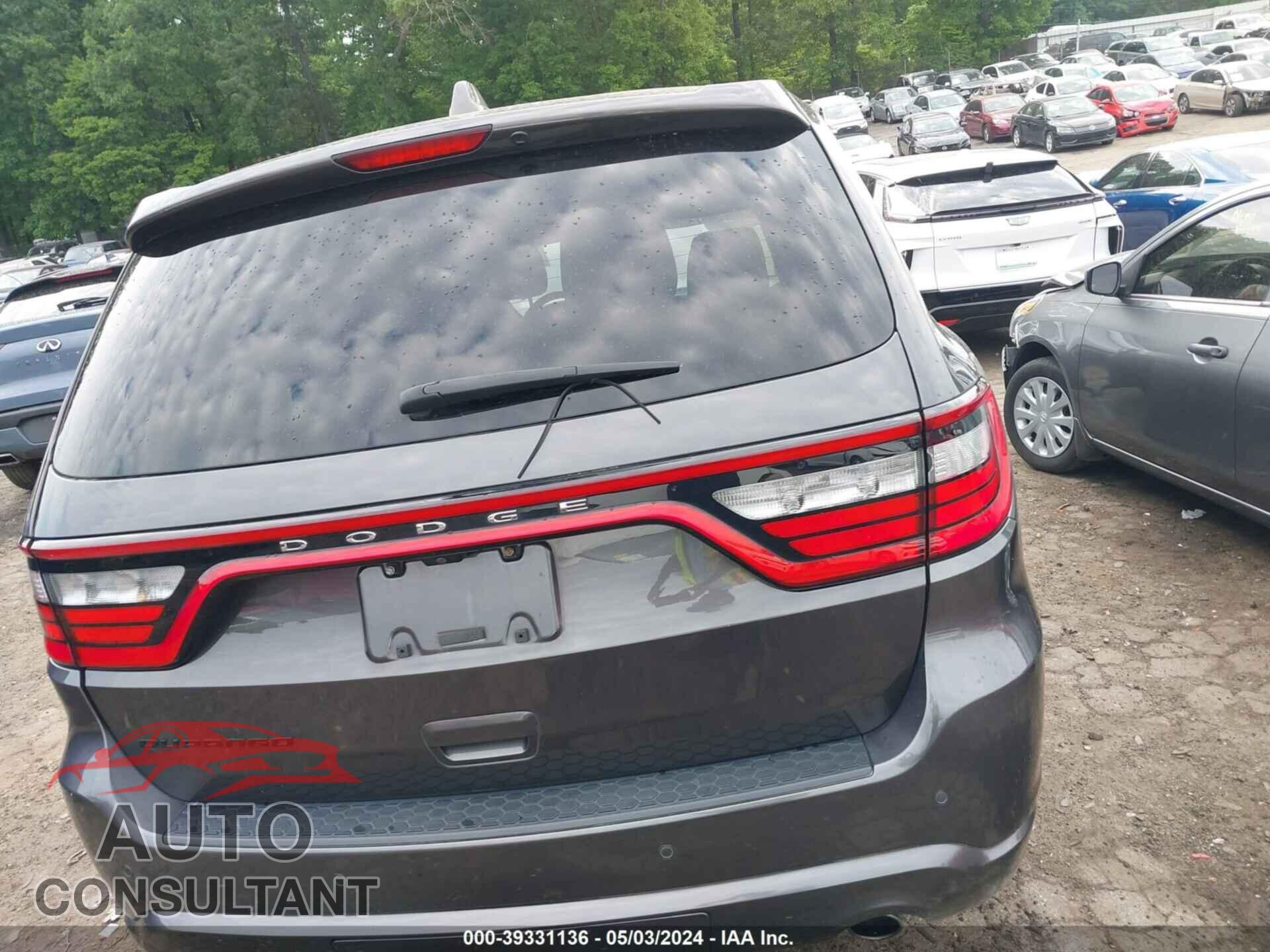 DODGE DURANGO 2019 - 1C4RDHAGXKC573575