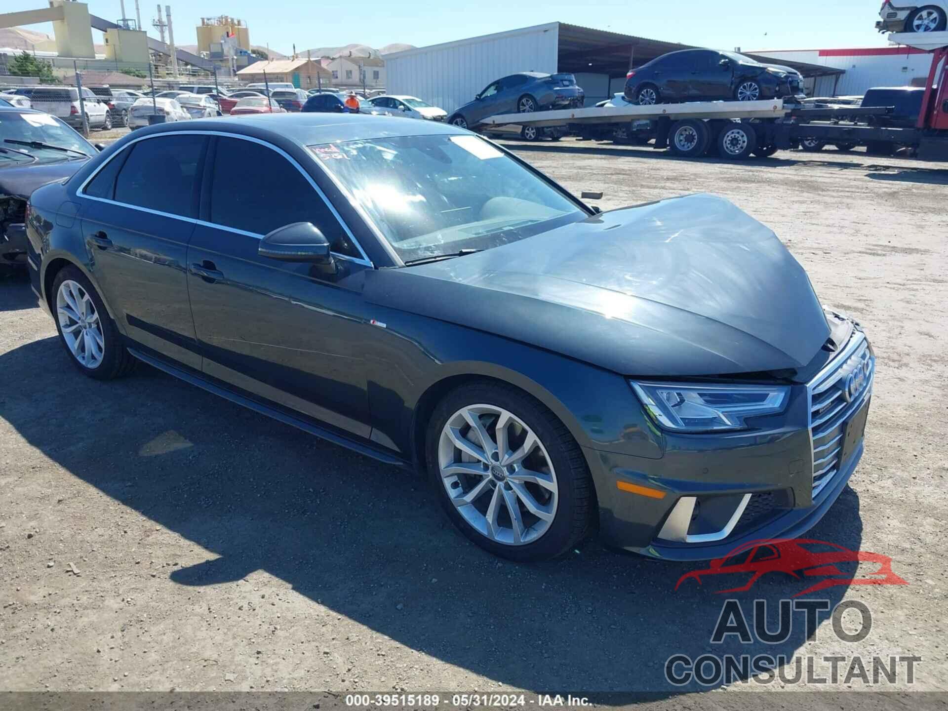 AUDI A4 2019 - WAUENAF49KN001867