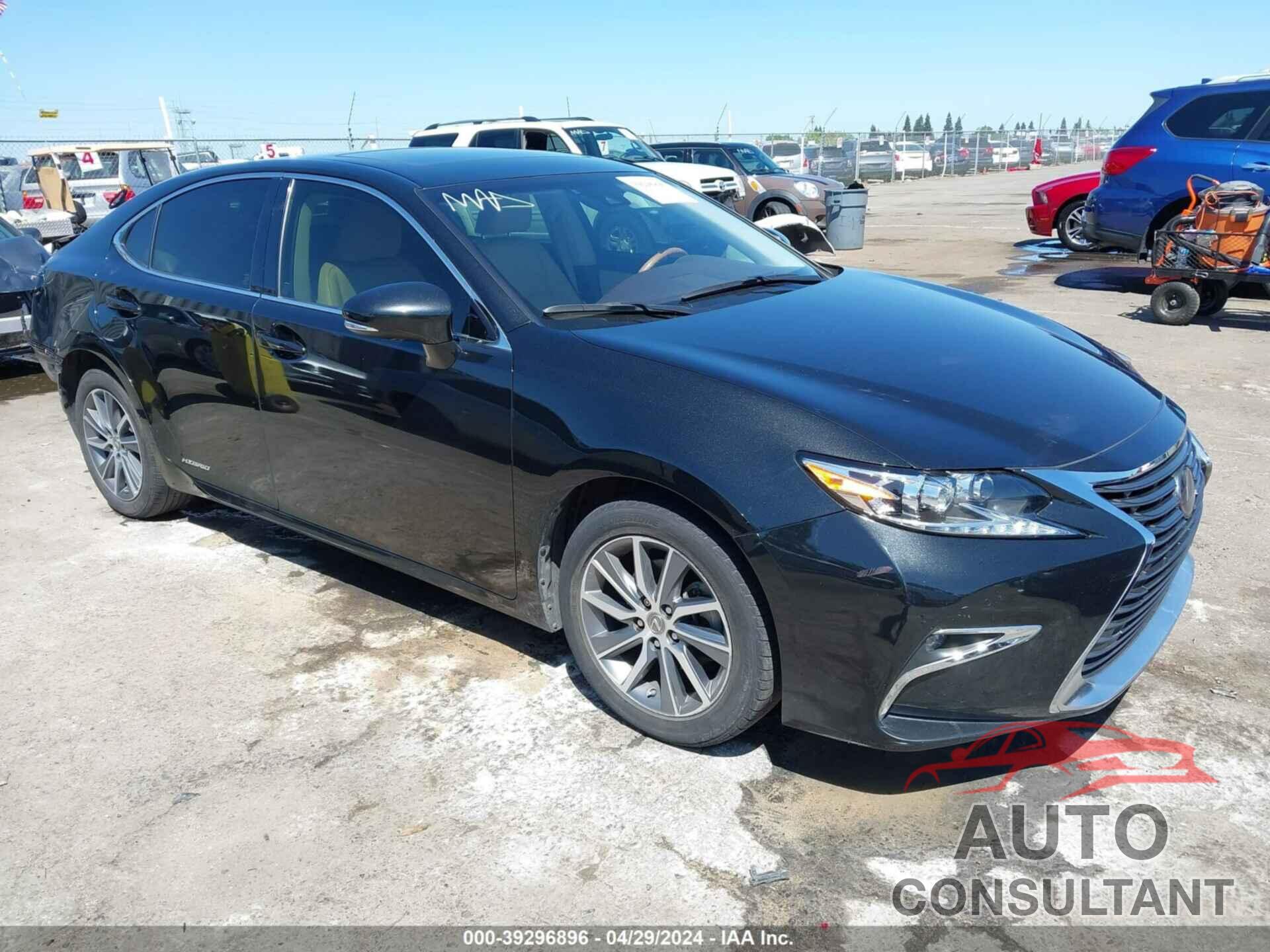 LEXUS ES 300H 2018 - JTHBW1GG0J2189592