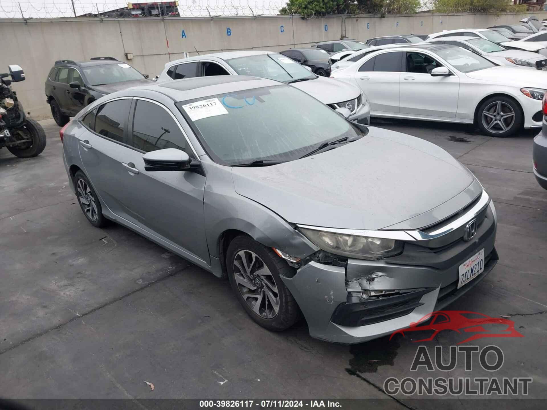HONDA CIVIC 2016 - 2HGFC2F73GH549006