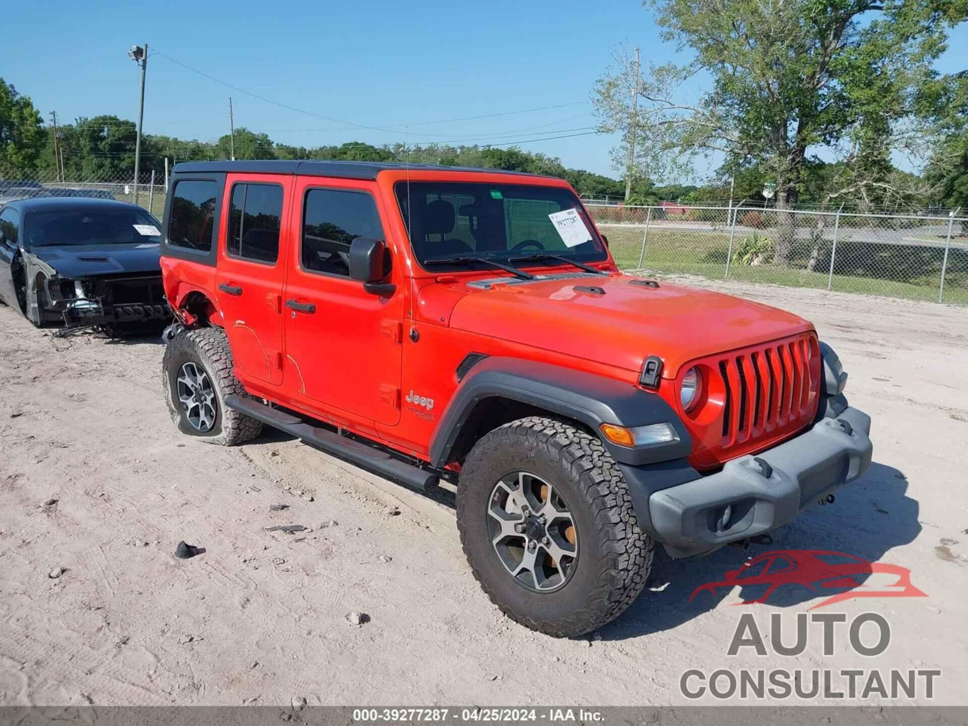 JEEP WRANGLER UNLIMITED 2019 - 1C4HJXDG4KW538782