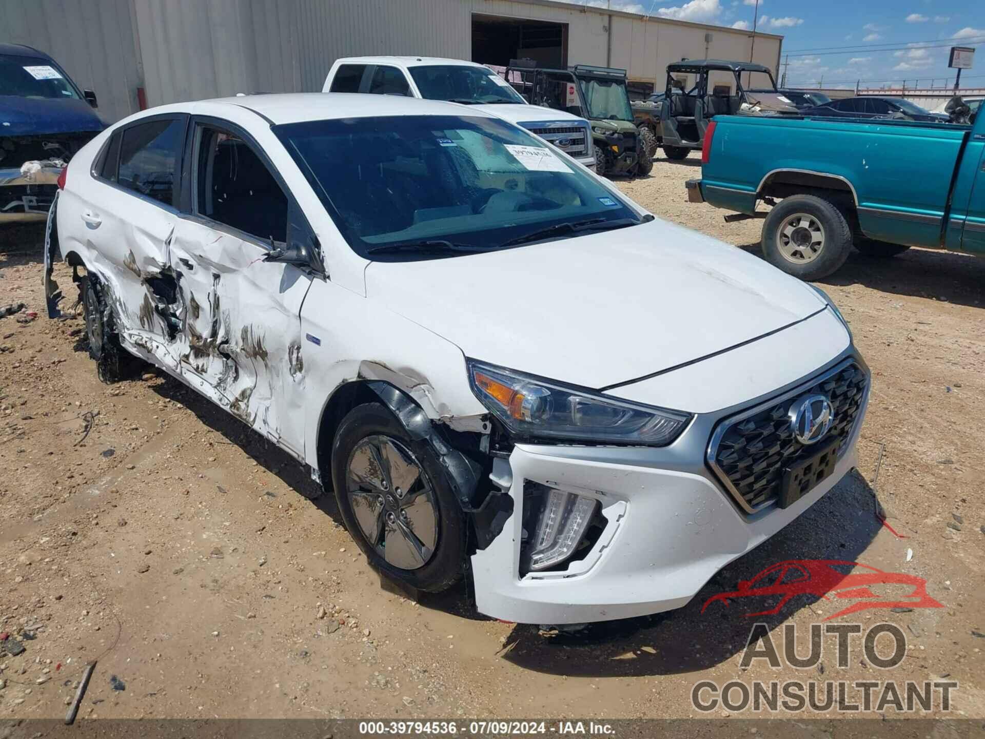 HYUNDAI IONIQ HYBRID 2020 - KMHC75LC3LU206823