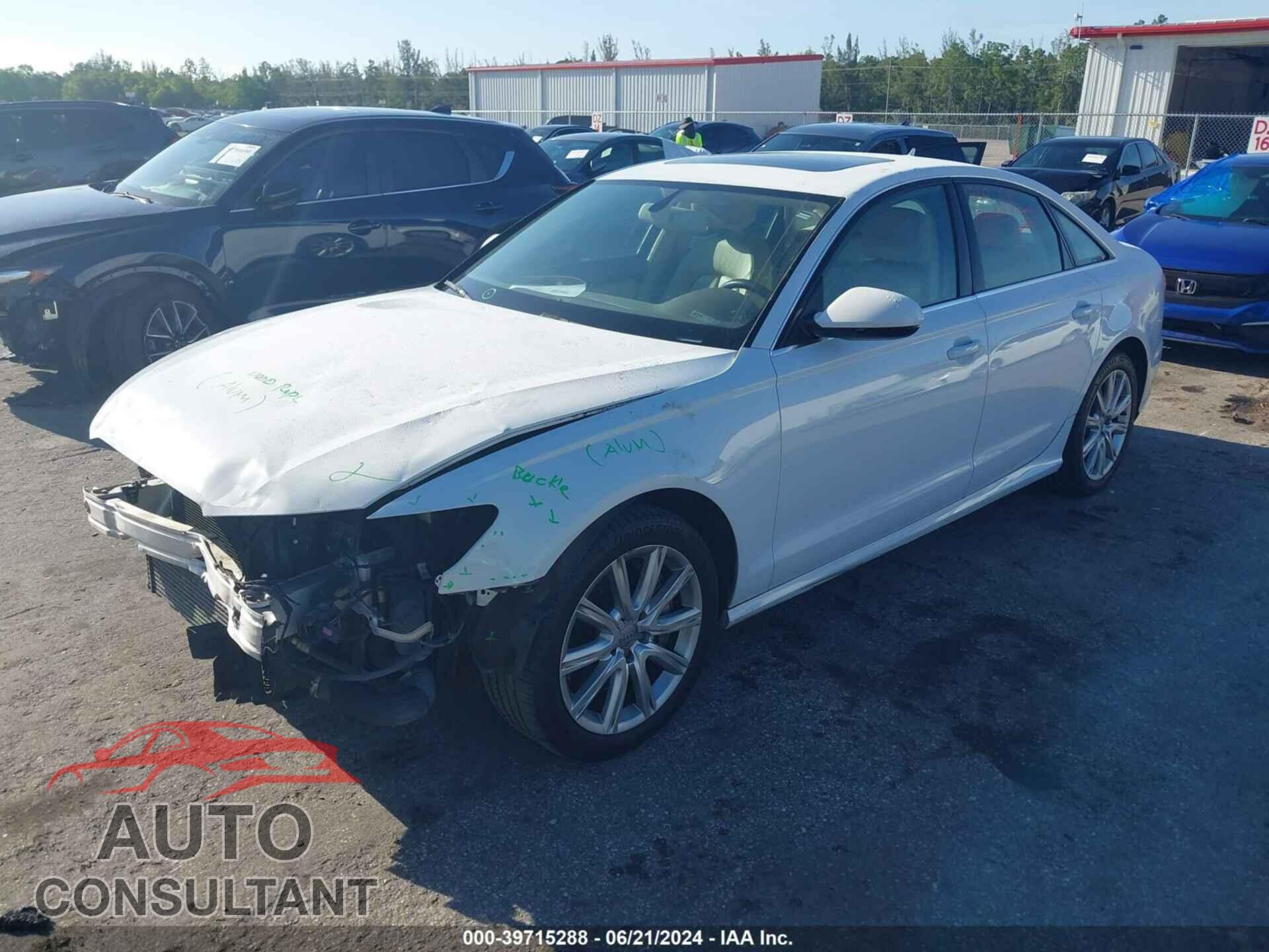 AUDI A6 2016 - WAUCFAFC2GN078809