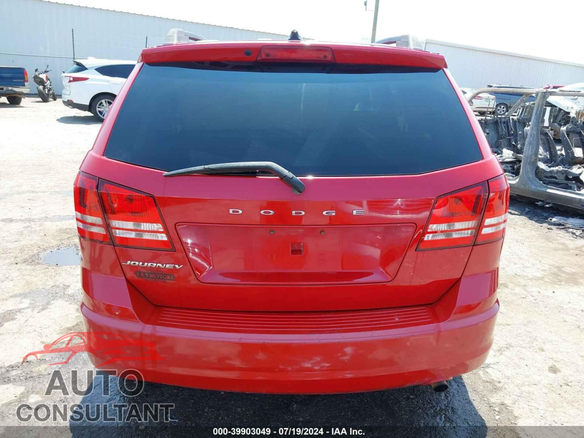 DODGE JOURNEY 2016 - 3C4PDCAB7GT123716