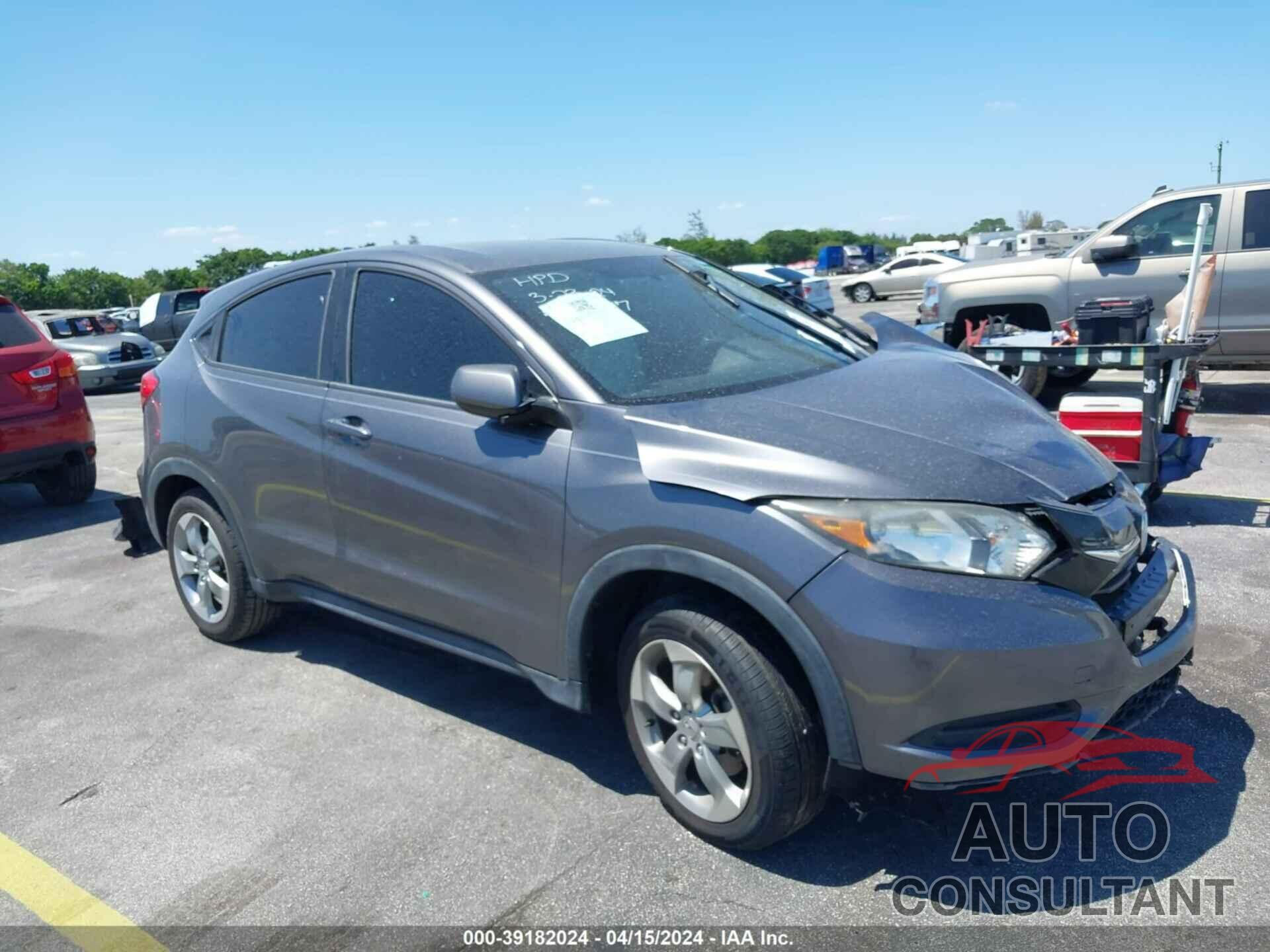 HONDA HR-V 2017 - 3CZRU5H39HM719547