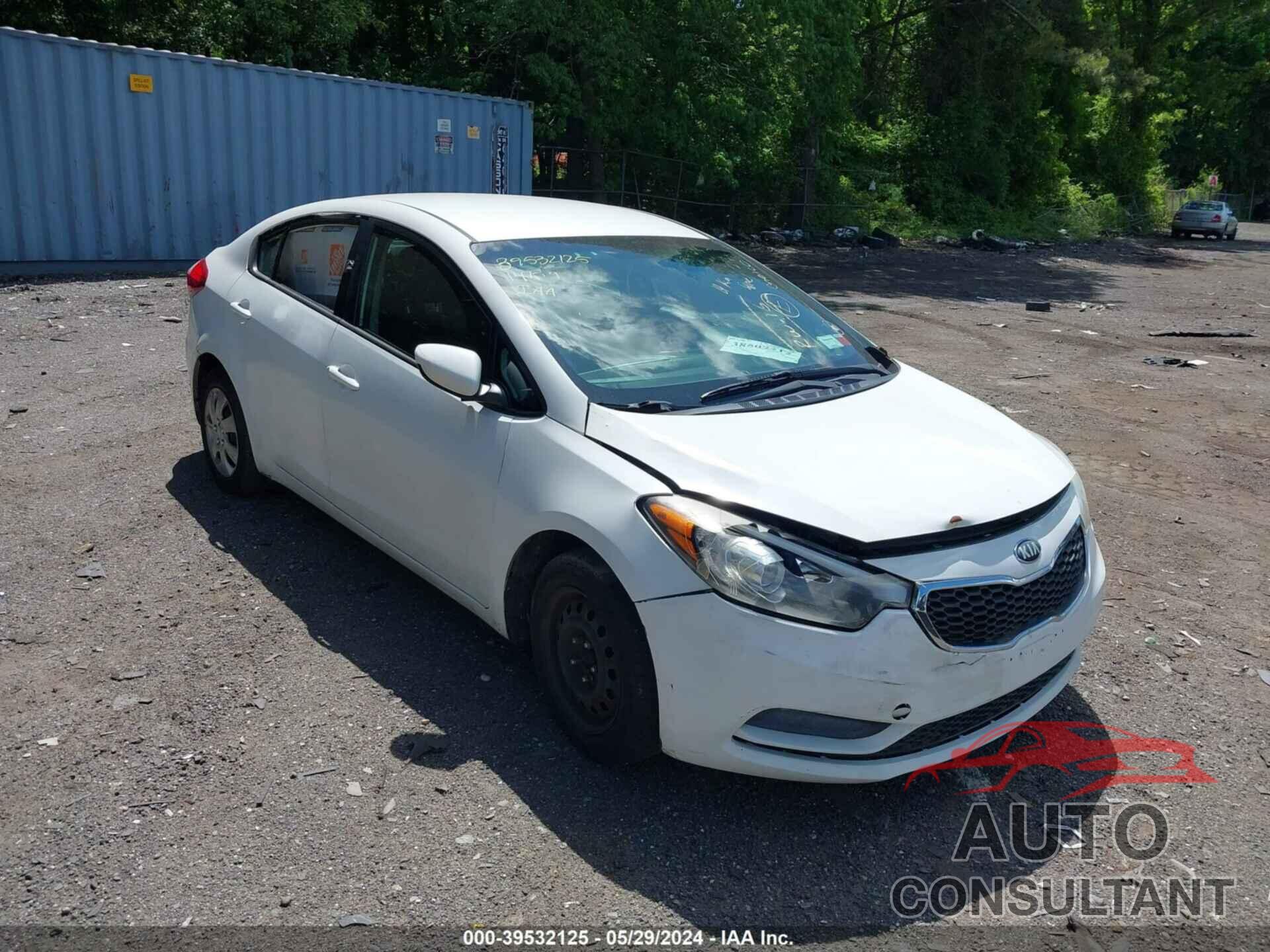 KIA FORTE 2014 - KNAFK4A66E5072228