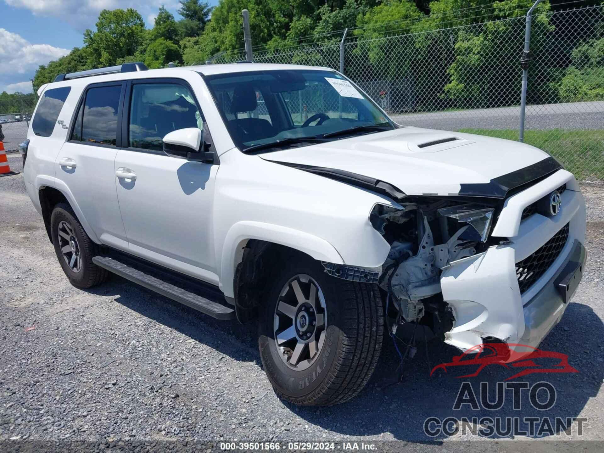 TOYOTA 4RUNNER 2018 - JTEBU5JR9J5586771