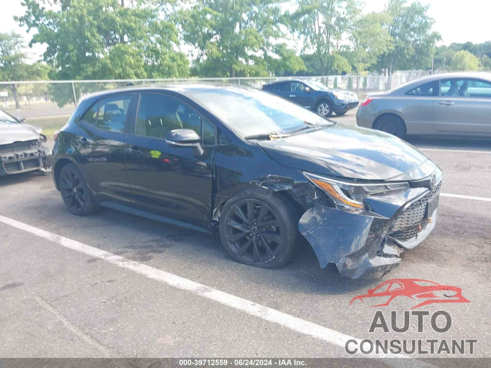 TOYOTA COROLLA 2020 - JTND4RBE8L3103636