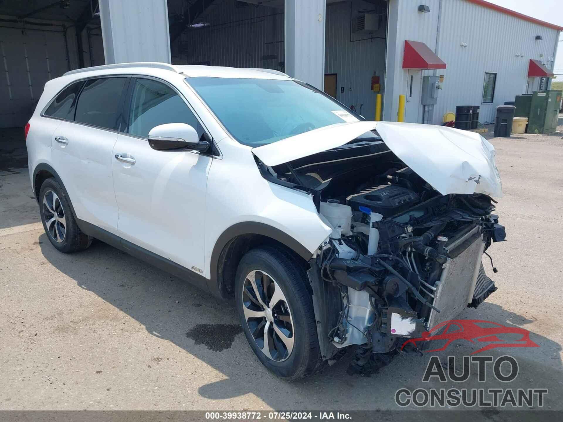 KIA SORENTO 2017 - 5XYPHDA11HG278384