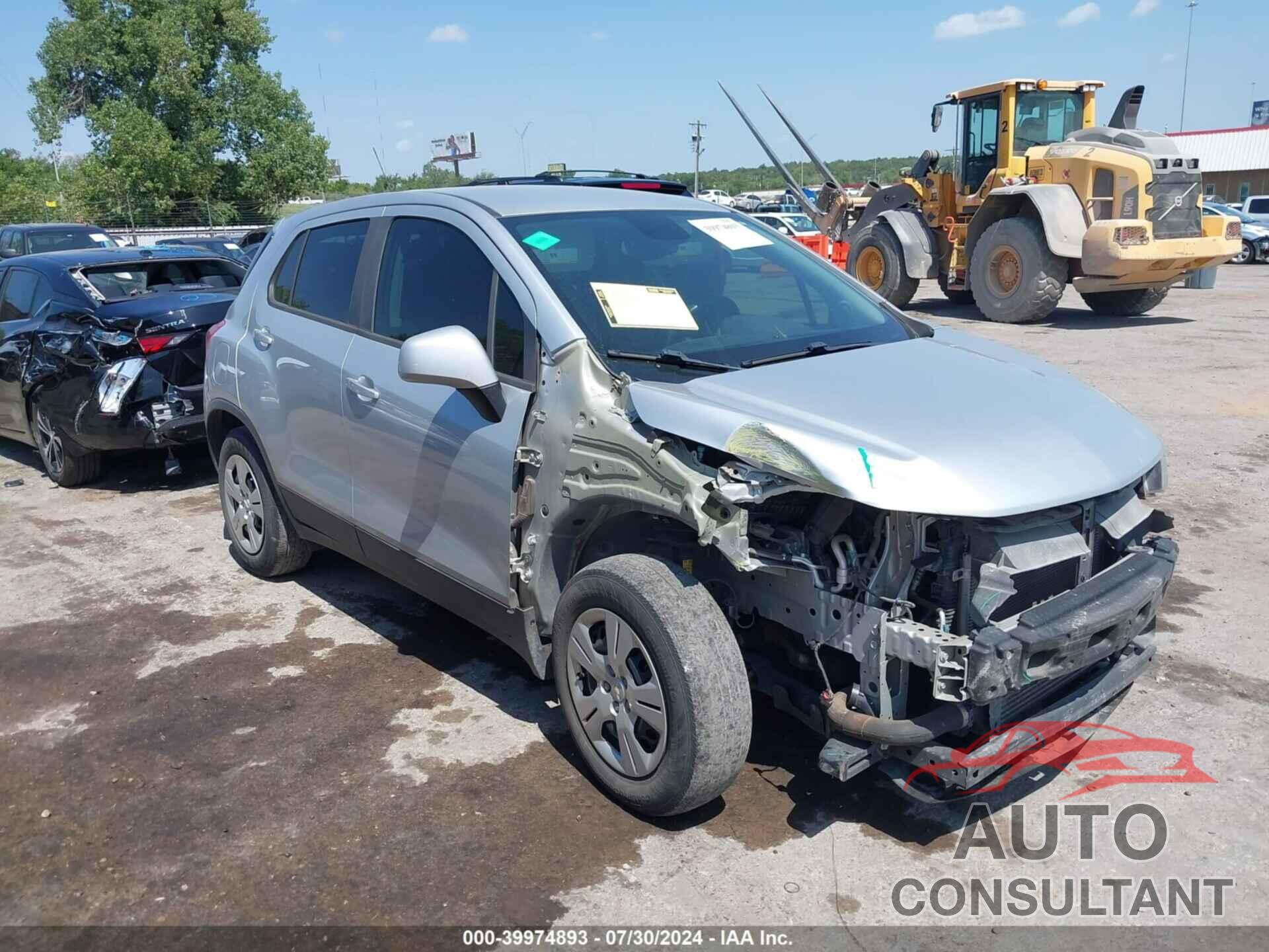 CHEVROLET TRAX 2018 - 3GNCJKSB7JL191982