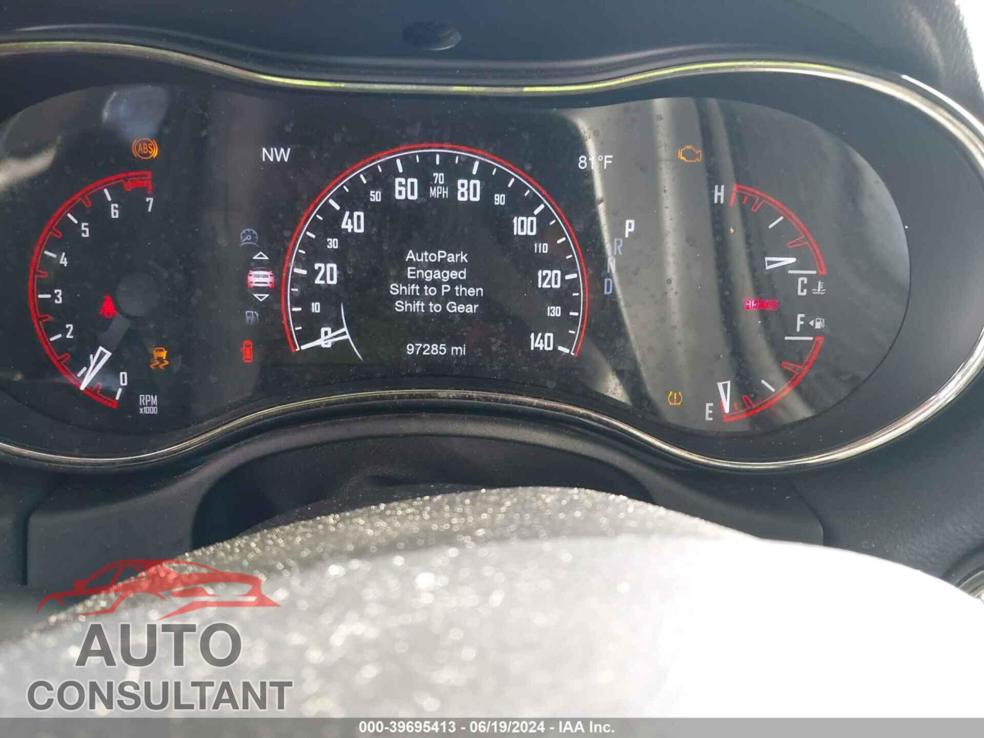 DODGE DURANGO 2019 - 1C4RDHDG4KC847641