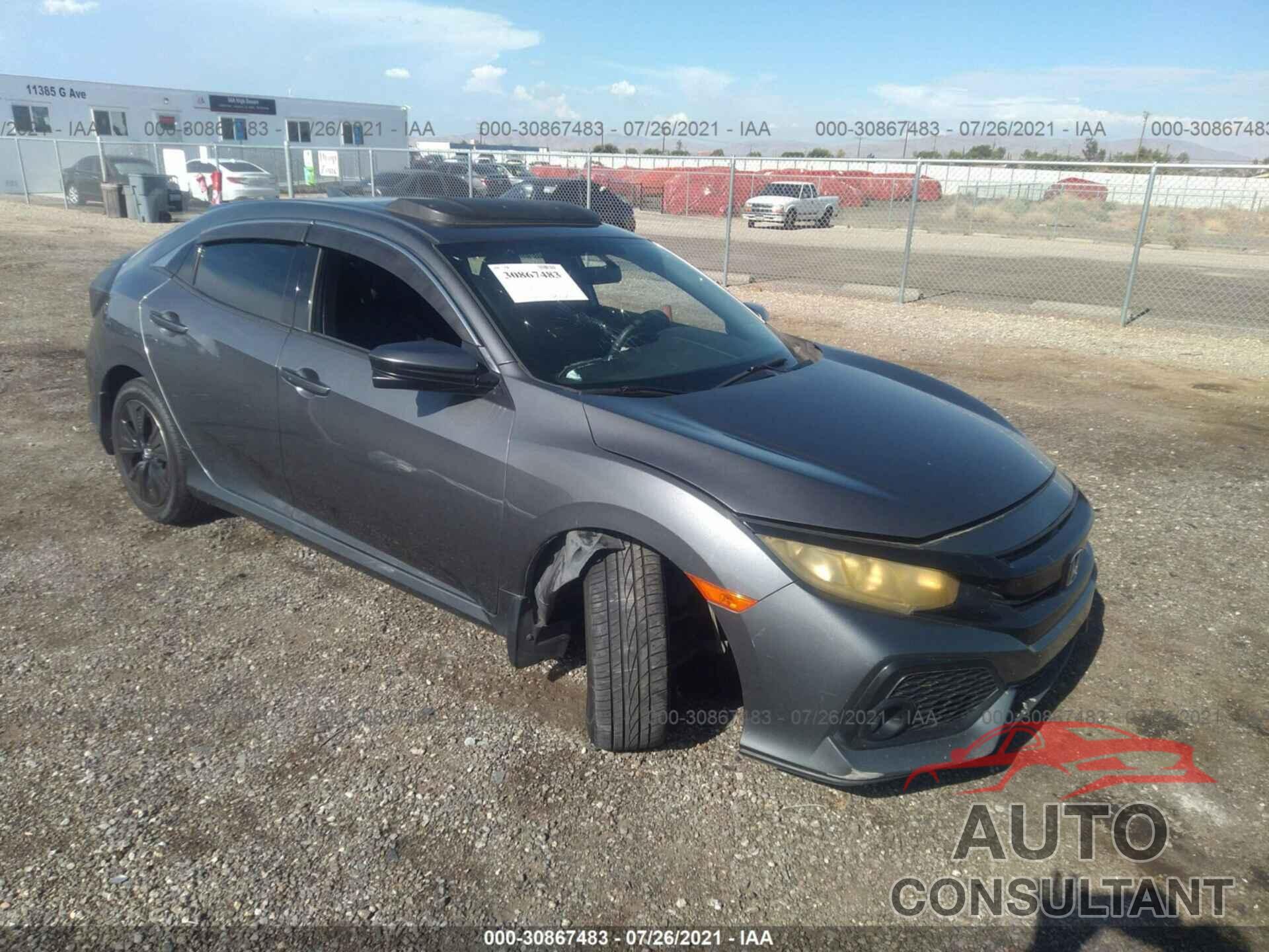 HONDA CIVIC HATCHBACK 2018 - SHHFK7H58JU222574