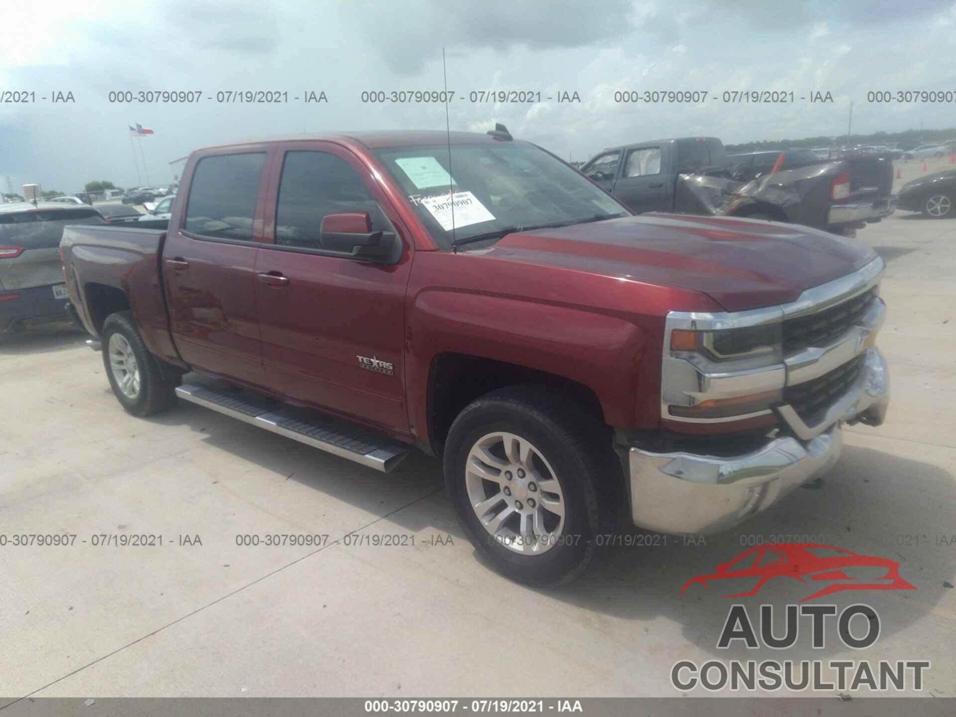 CHEVROLET SILVERADO 1500 2017 - 3GCUKREC6HG394288
