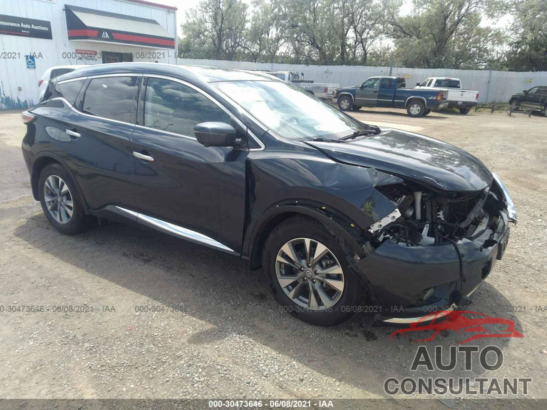 NISSAN MURANO 2018 - 5N1AZ2MH0JN175788