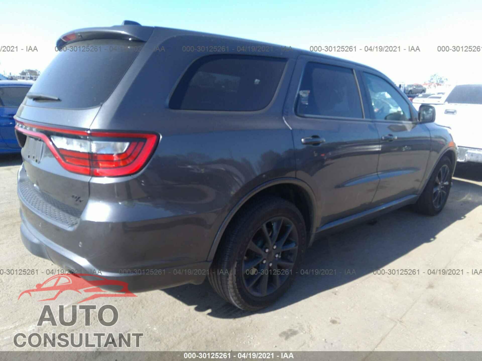 DODGE DURANGO 2017 - 1C4SDHCT6HC936488