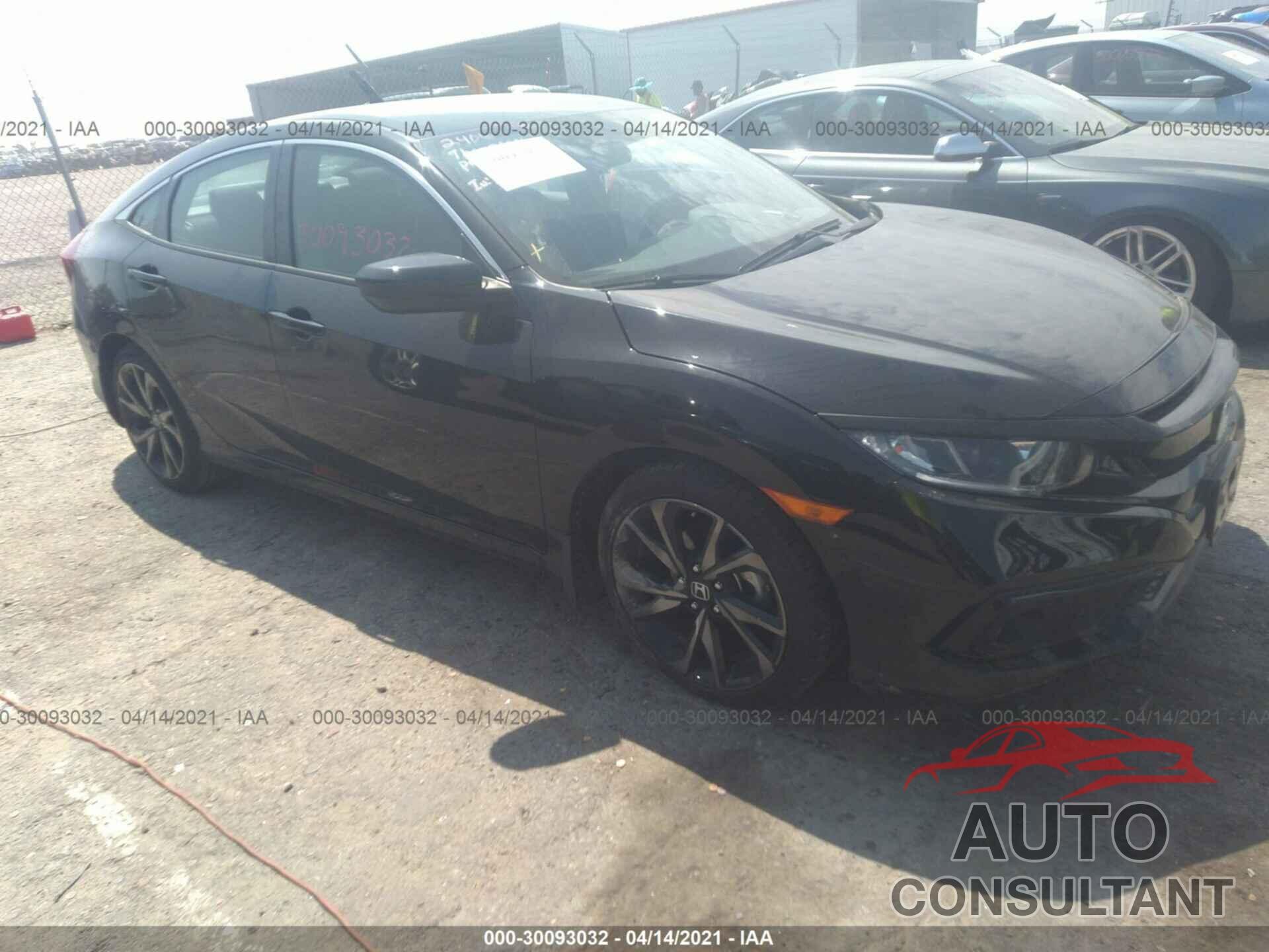 HONDA CIVIC SEDAN 2019 - 2HGFC2F89KH530512