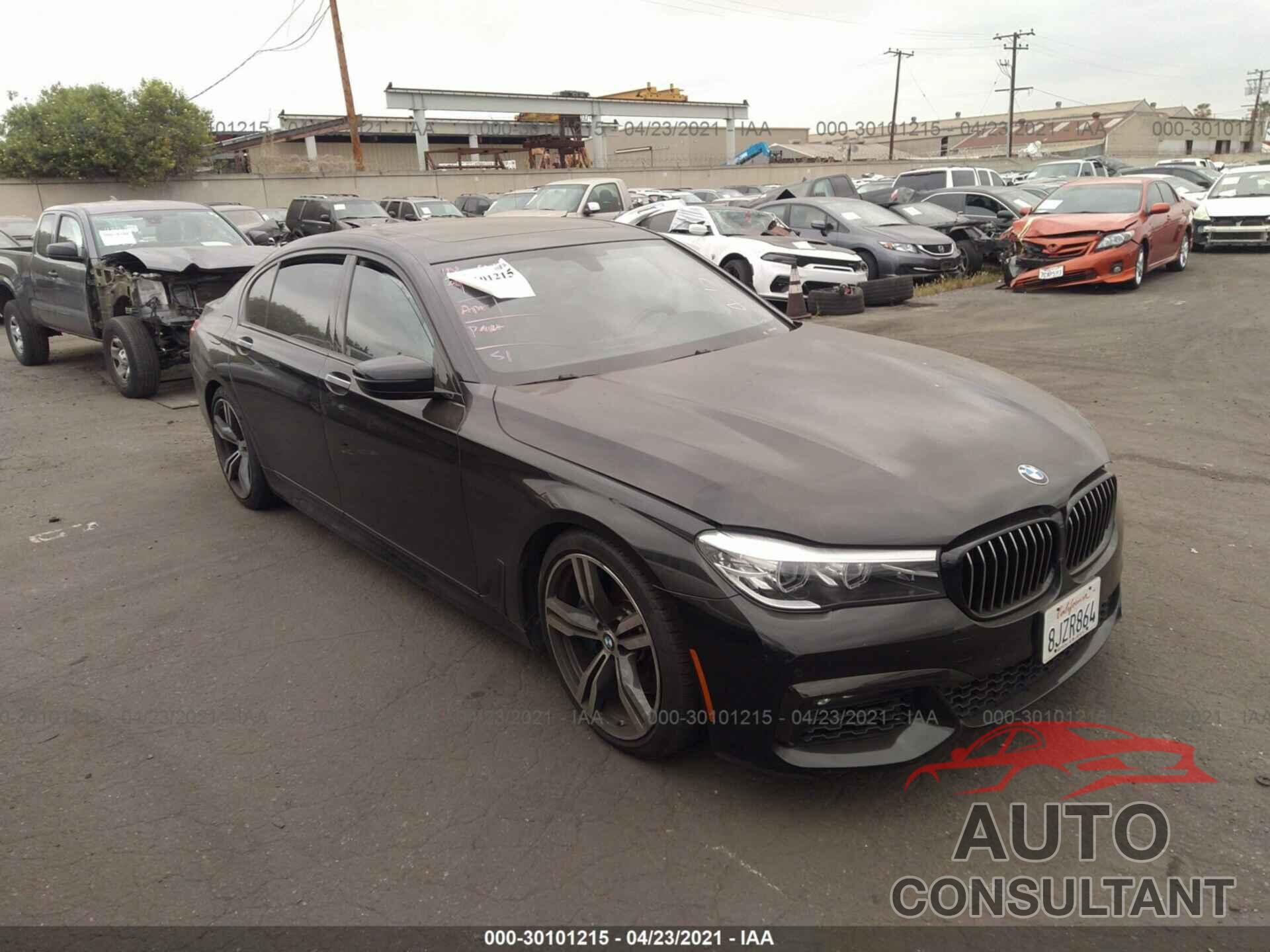 BMW 7 SERIES 2018 - WBA7E2C56JG743142