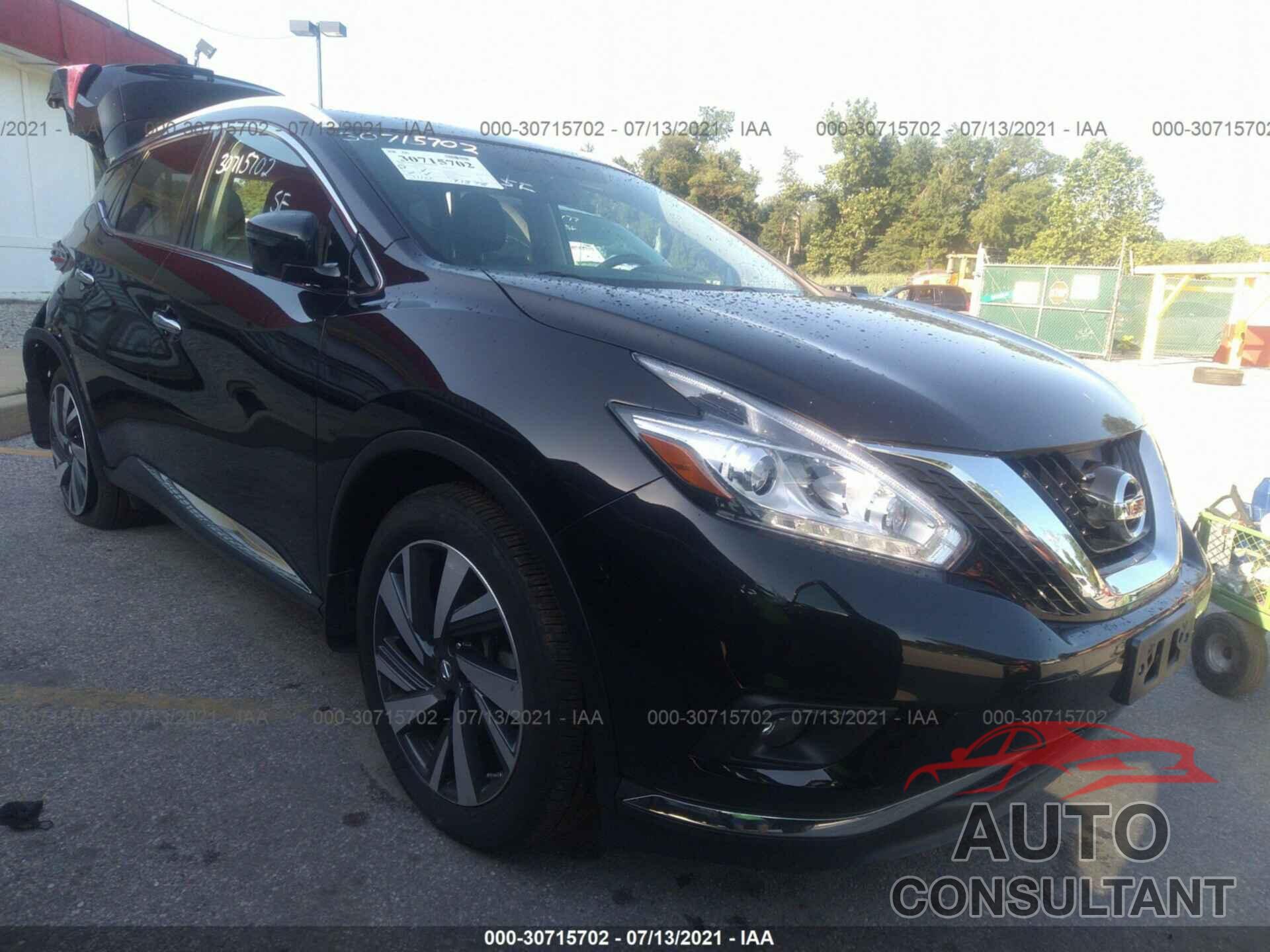 NISSAN MURANO 2018 - 5N1AZ2MH0JN184023