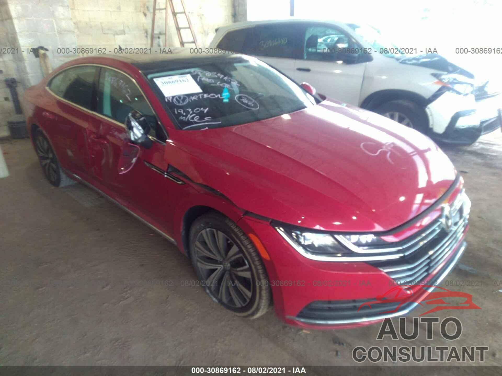 VOLKSWAGEN ARTEON 2019 - WVWDR7AN6KE025646