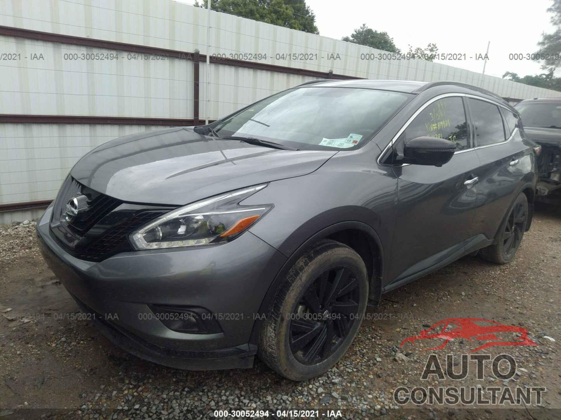 NISSAN MURANO 2018 - 5N1AZ2MG0JN119924