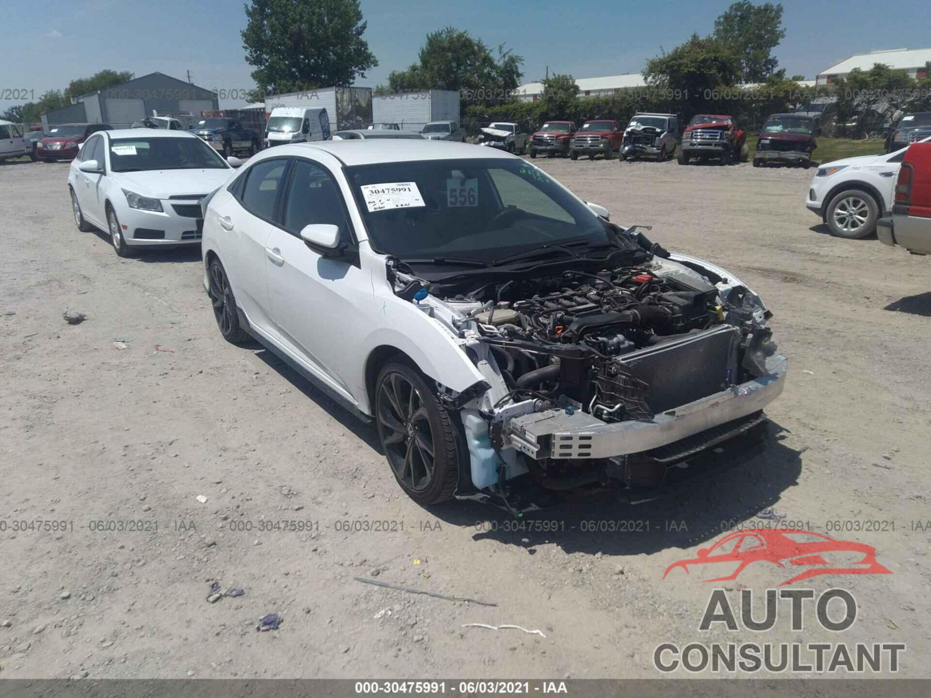 HONDA CIVIC HATCHBACK 2018 - SHHFK7H48JU220430