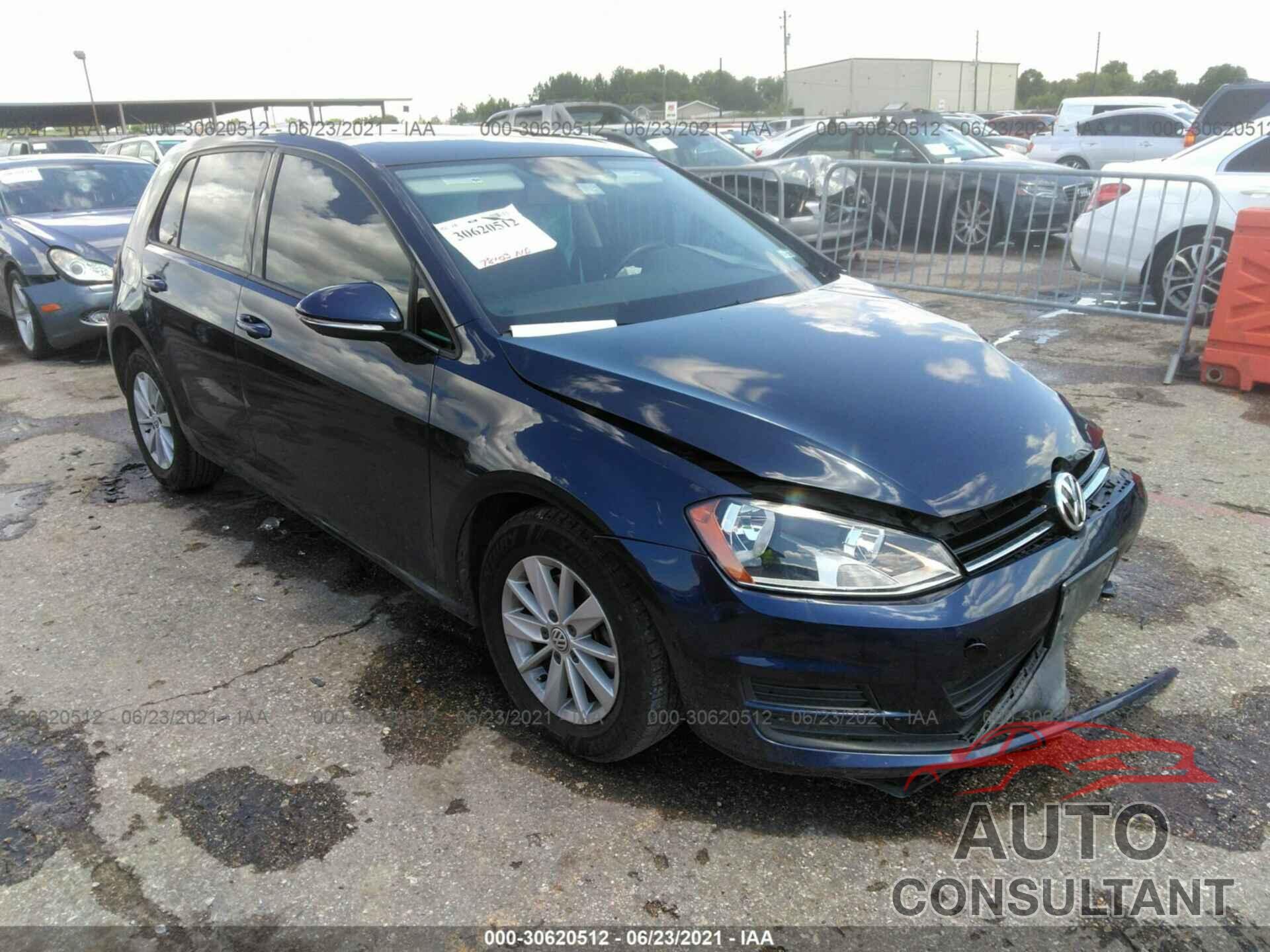 VOLKSWAGEN GOLF 2016 - 3VW117AU3GM064579