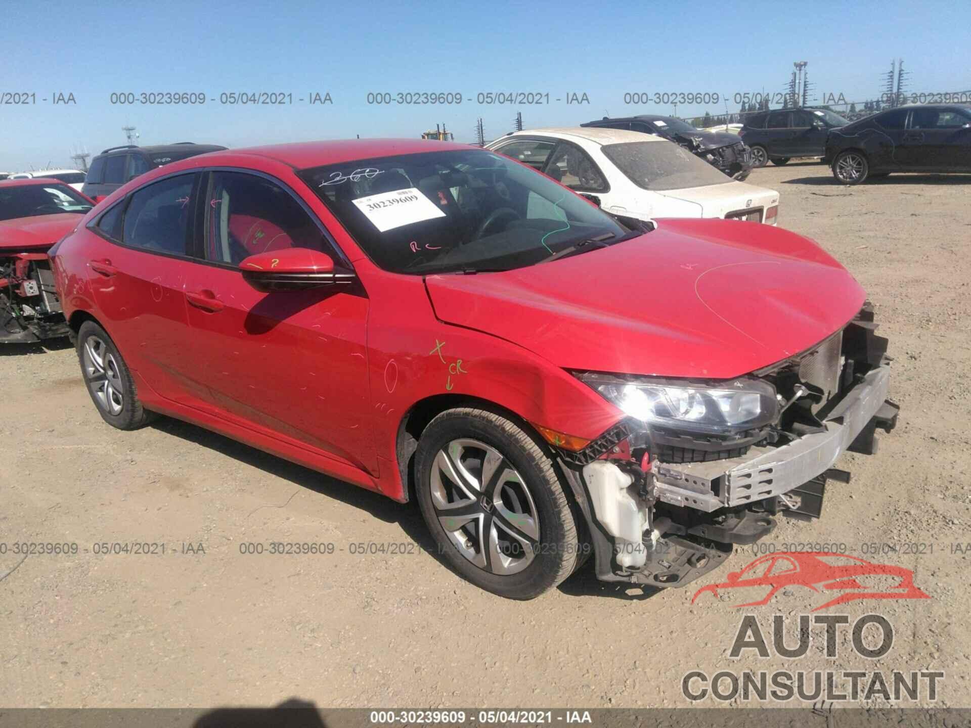 HONDA CIVIC SEDAN 2016 - 2HGFC2F56GH566316