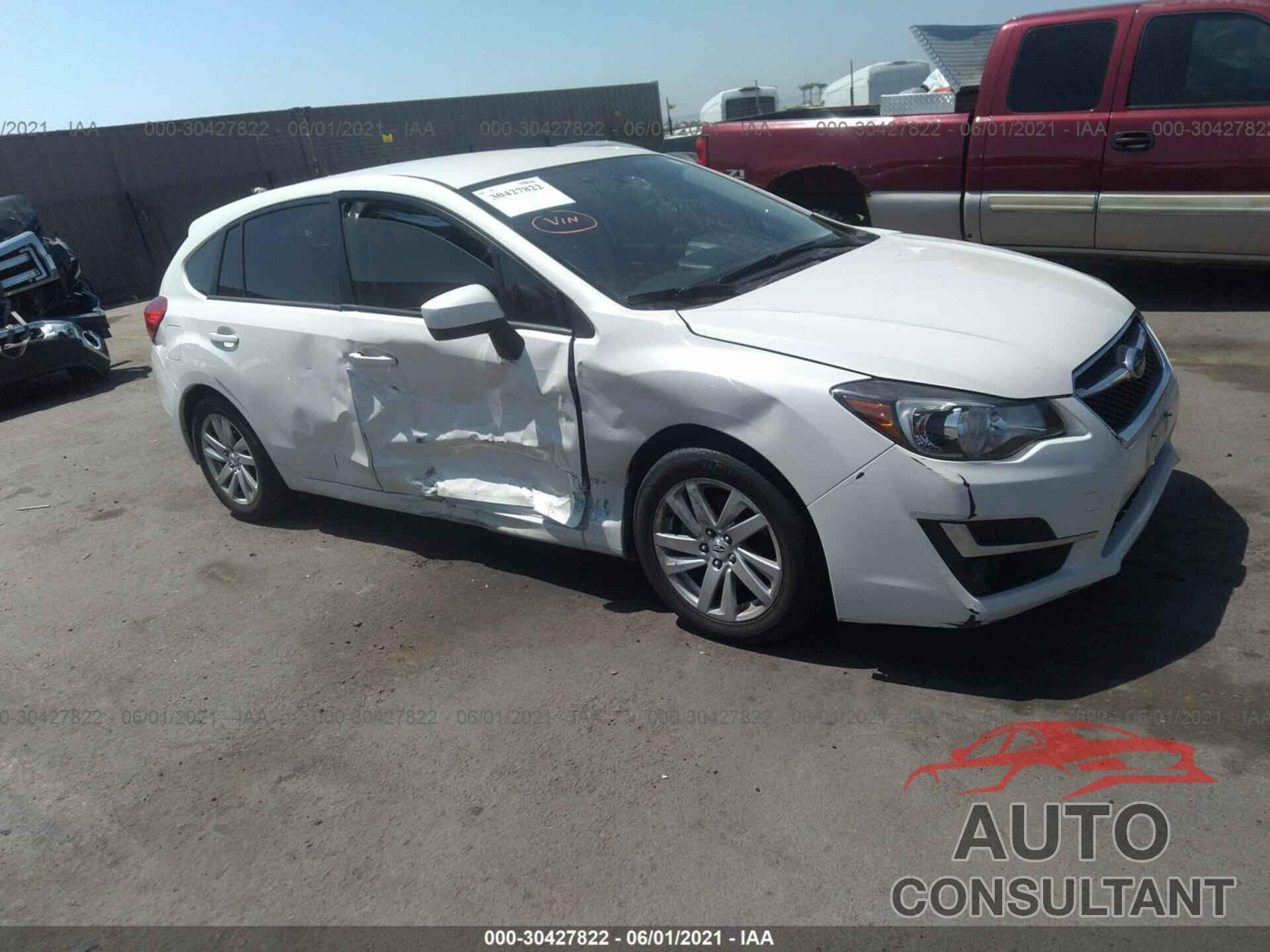 SUBARU IMPREZA WAGON 2016 - JF1GPAB62G8294536