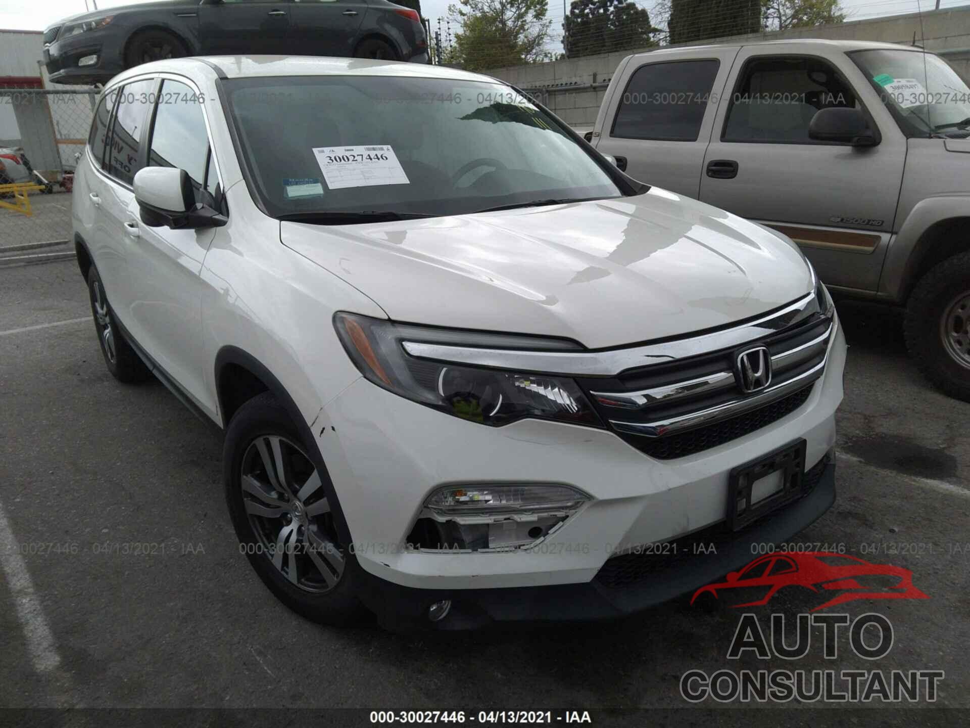 HONDA PILOT 2017 - 5FNYF5H32HB034824
