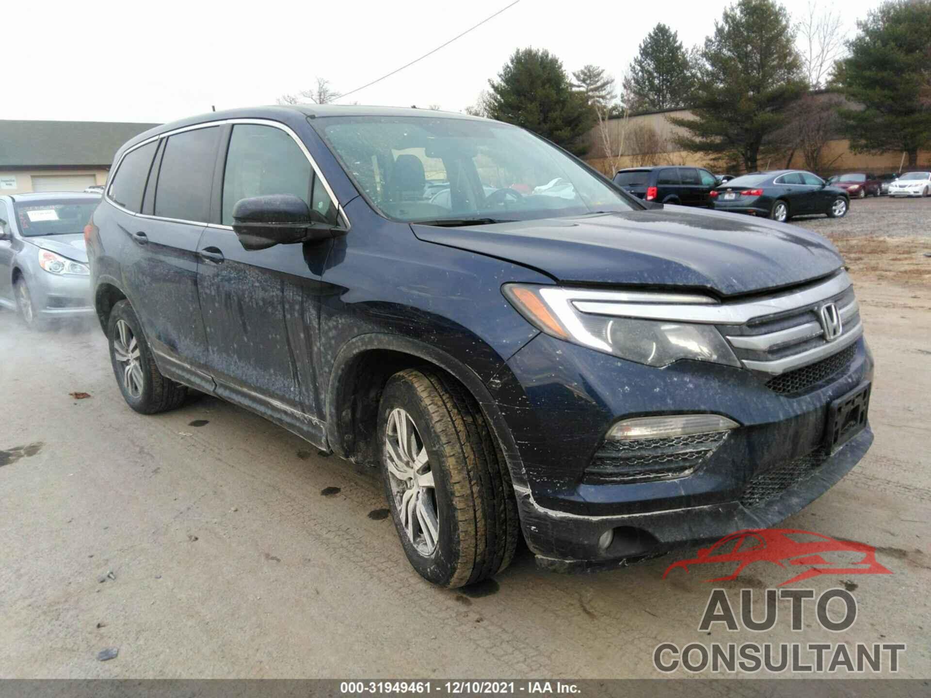 HONDA PILOT 2016 - 5FNYF6H55GB067158
