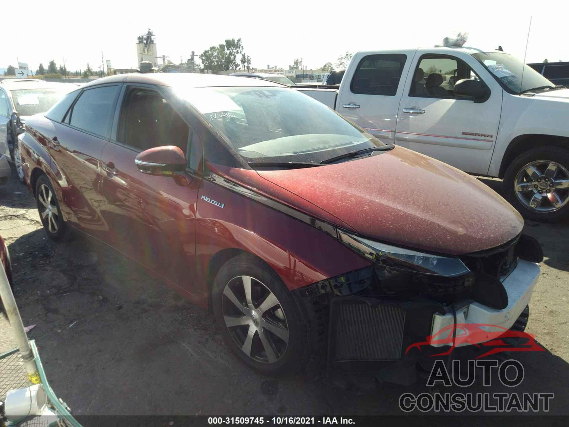 TOYOTA MIRAI 2018 - JTDBVRBD1JA004715
