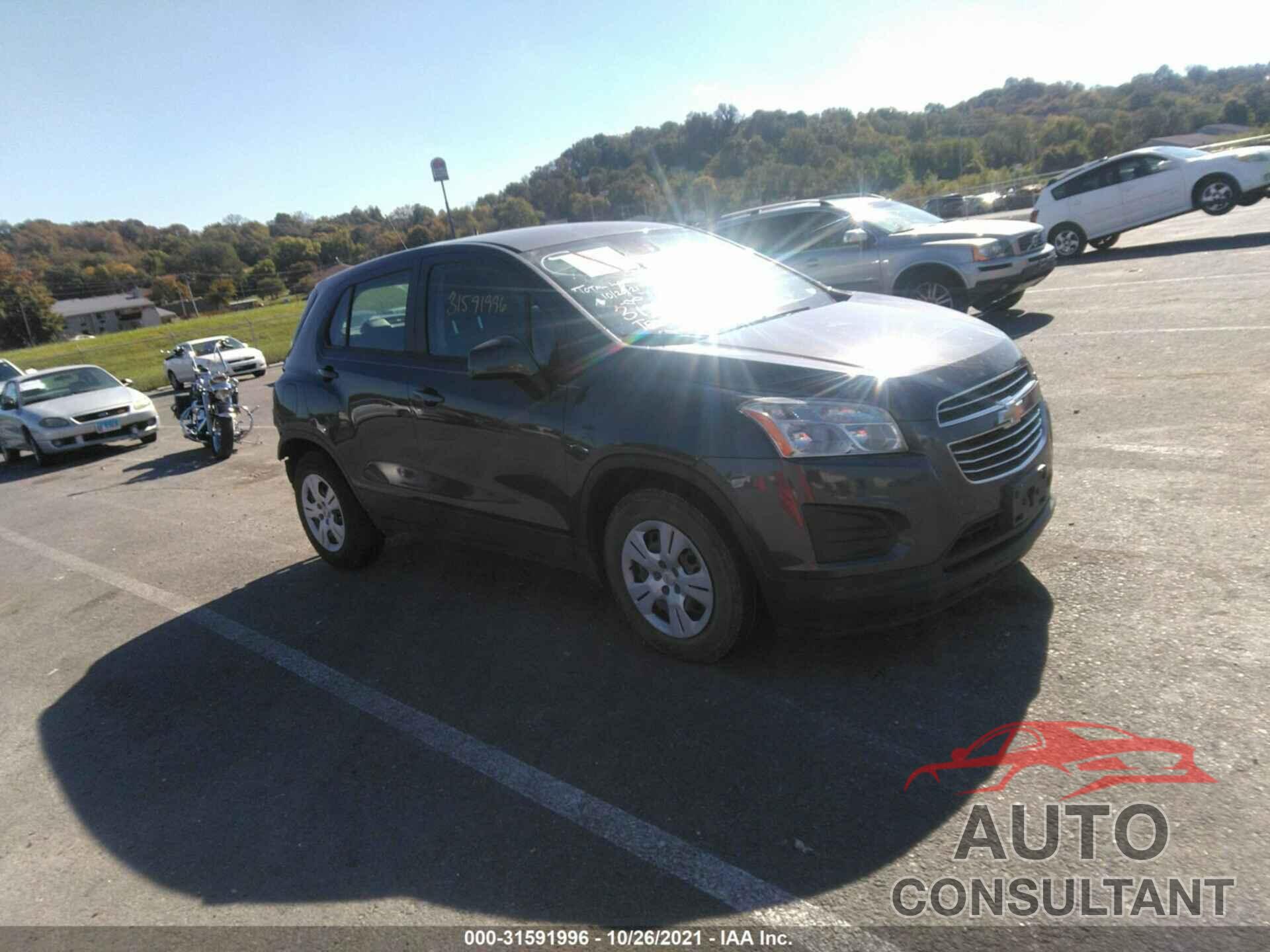 CHEVROLET TRAX 2016 - 3GNCJKSB4GL280451