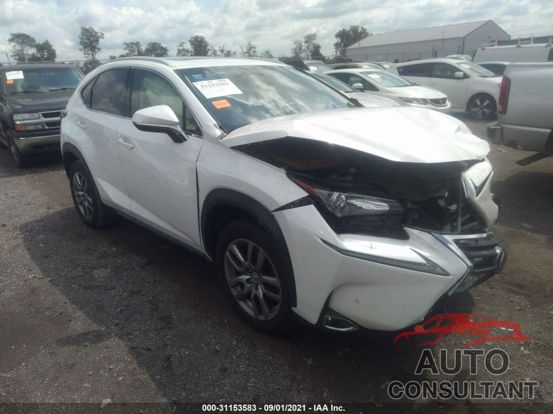 LEXUS NX 200T 2016 - JTJBARBZ3G2069847